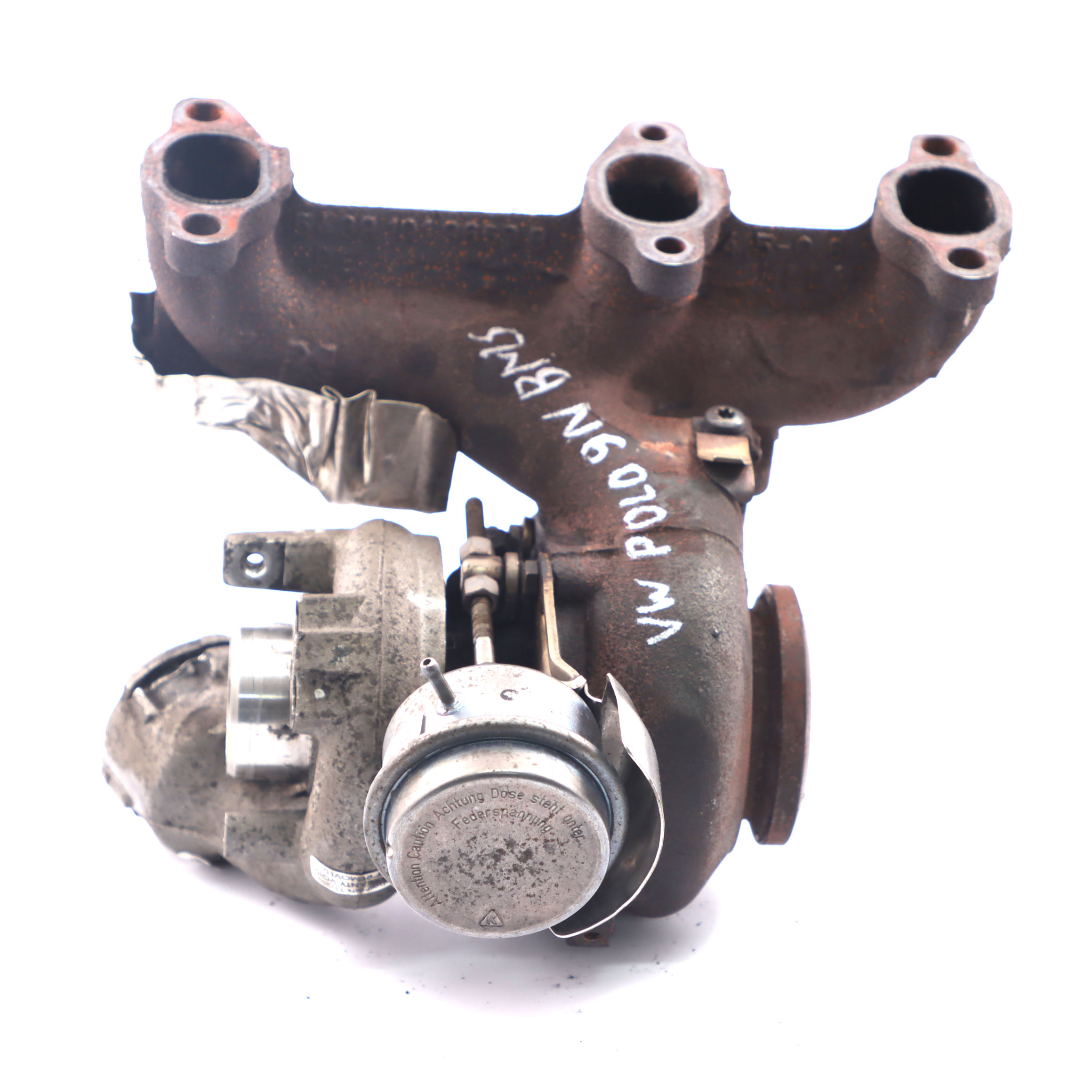 VW Polo 9N 4 Skoda Fabia II 1.4TDI BMS Turbocharger Exhaust Manifold 045253019J