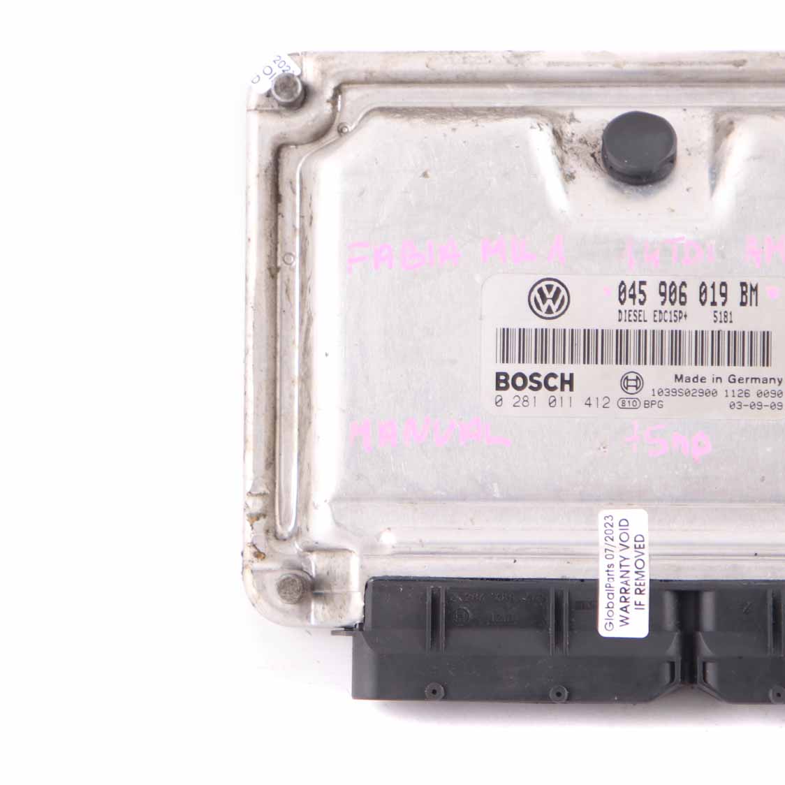 Skoda Fabia MK1 1.4 TDI AMF 75HP Engine Control Unit ECU 045906019BM Manual