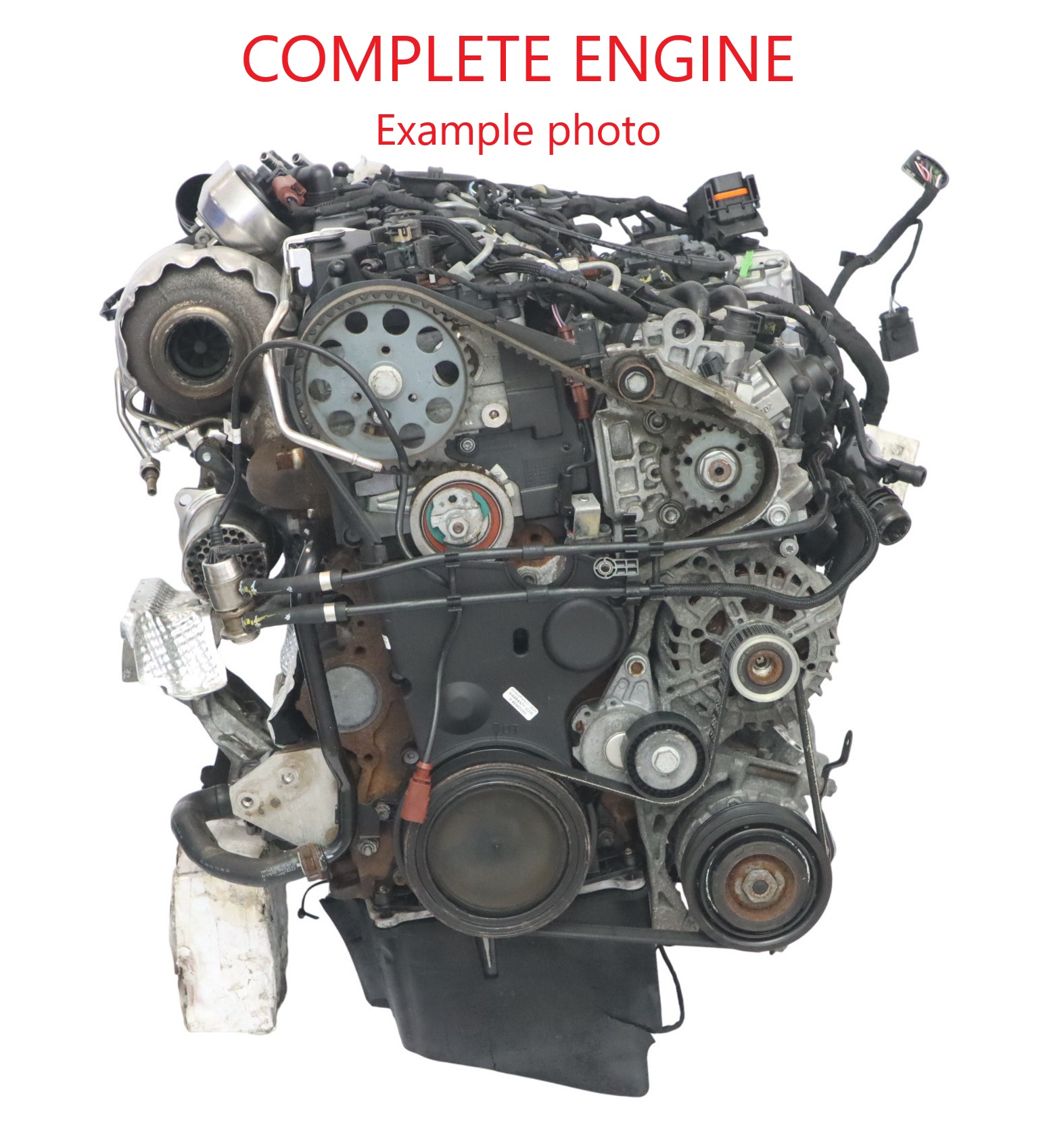 Audi A4 B9 A5 F5 Q5 FY 2.0 TDI Diesel Bare Engine DETA 190HP 59k, WARRANTY