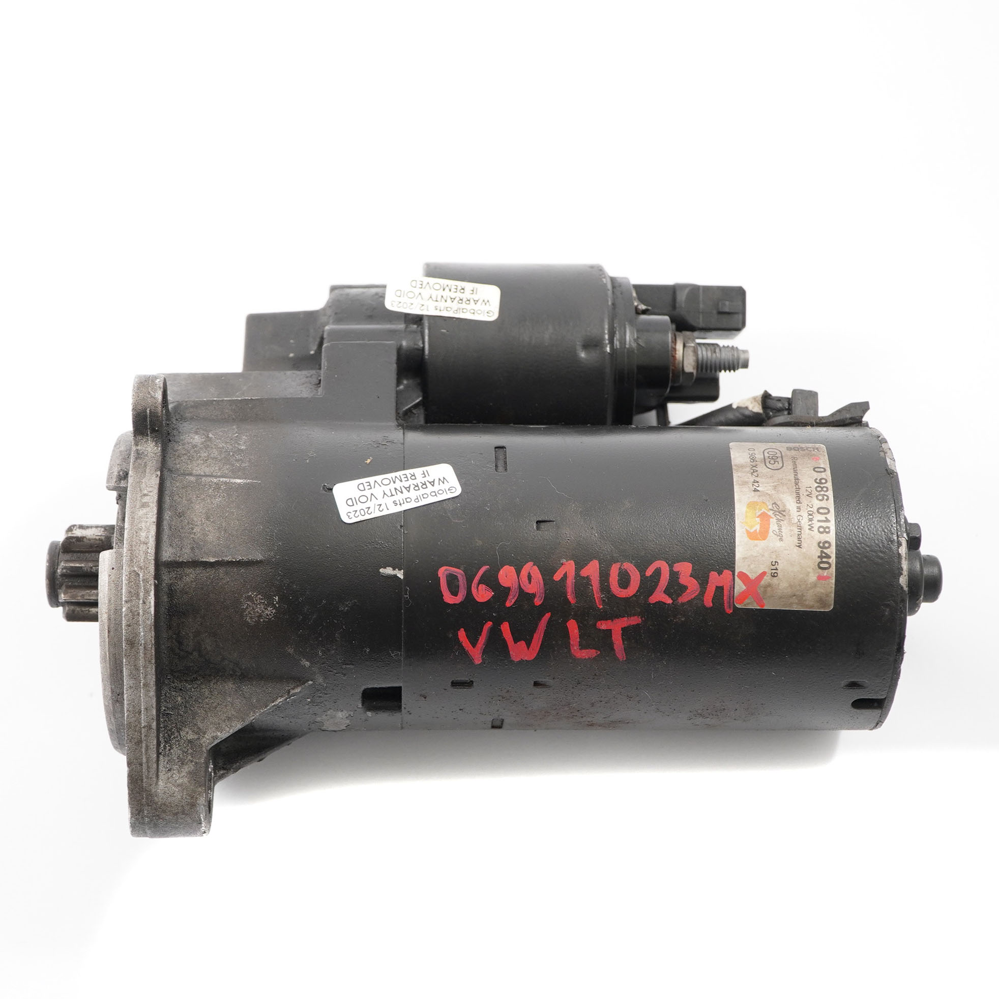 Volkswagen LT 2.5 Touareg 3.0 TDI Diesel Engine Starter Motor 069911023MX