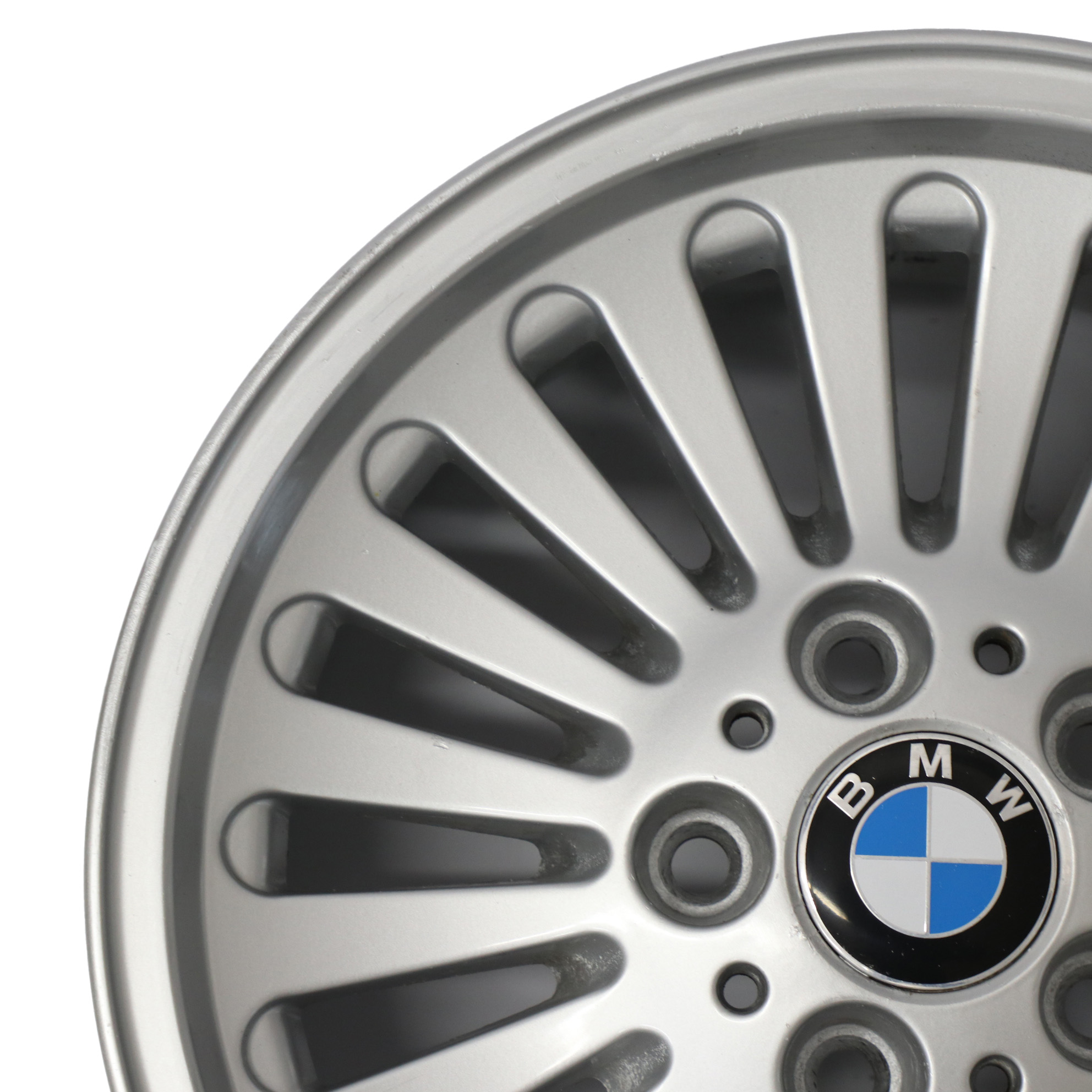 BMW E39 Silver Wheel Light Alloy Rim 7J 16" ET:20 Spoke Styling 33 7842653