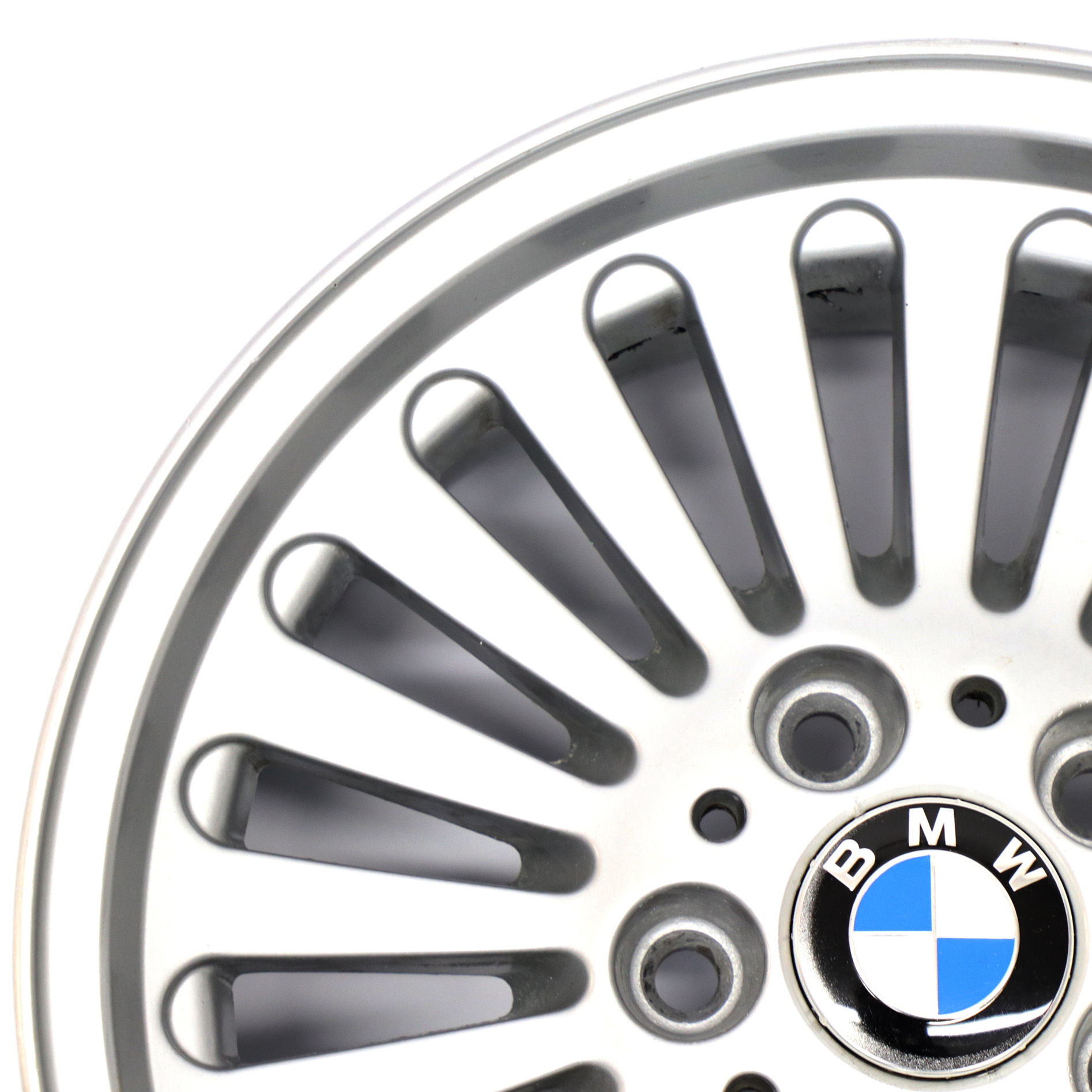 BMW E39 Silver Wheel Light Alloy Rim 7J 16" ET:20 Spoke Styling 33 7842653