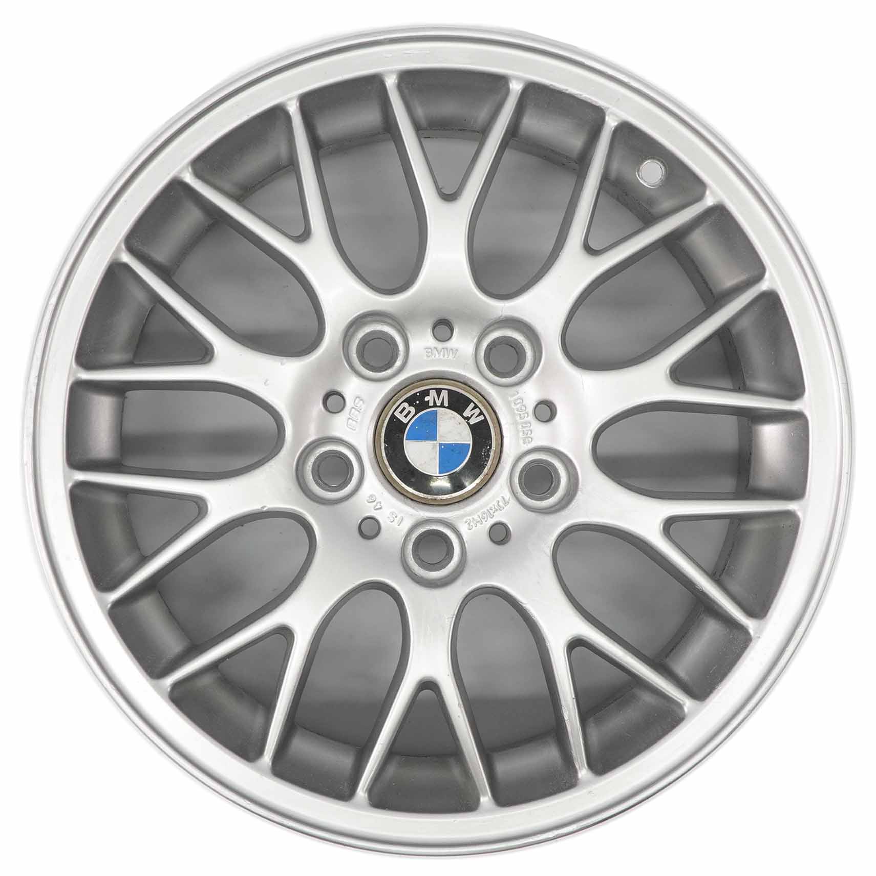 BMW E36 E46 Silver Alloy Wheel Rim 16" Cross Spoke 42 7J ET:46 1095058