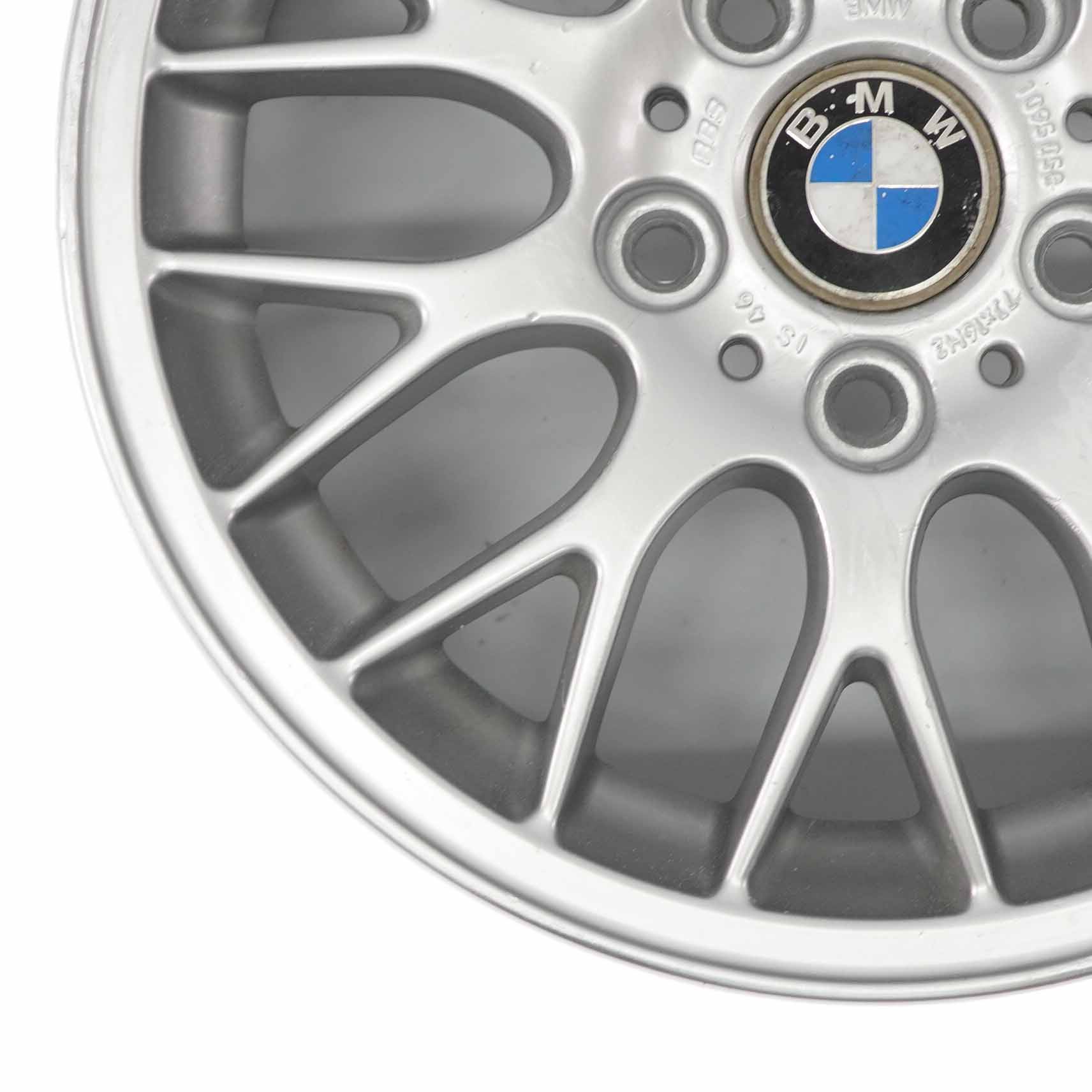 BMW E36 E46 Silver Alloy Wheel Rim 16" Cross Spoke 42 7J ET:46 1095058