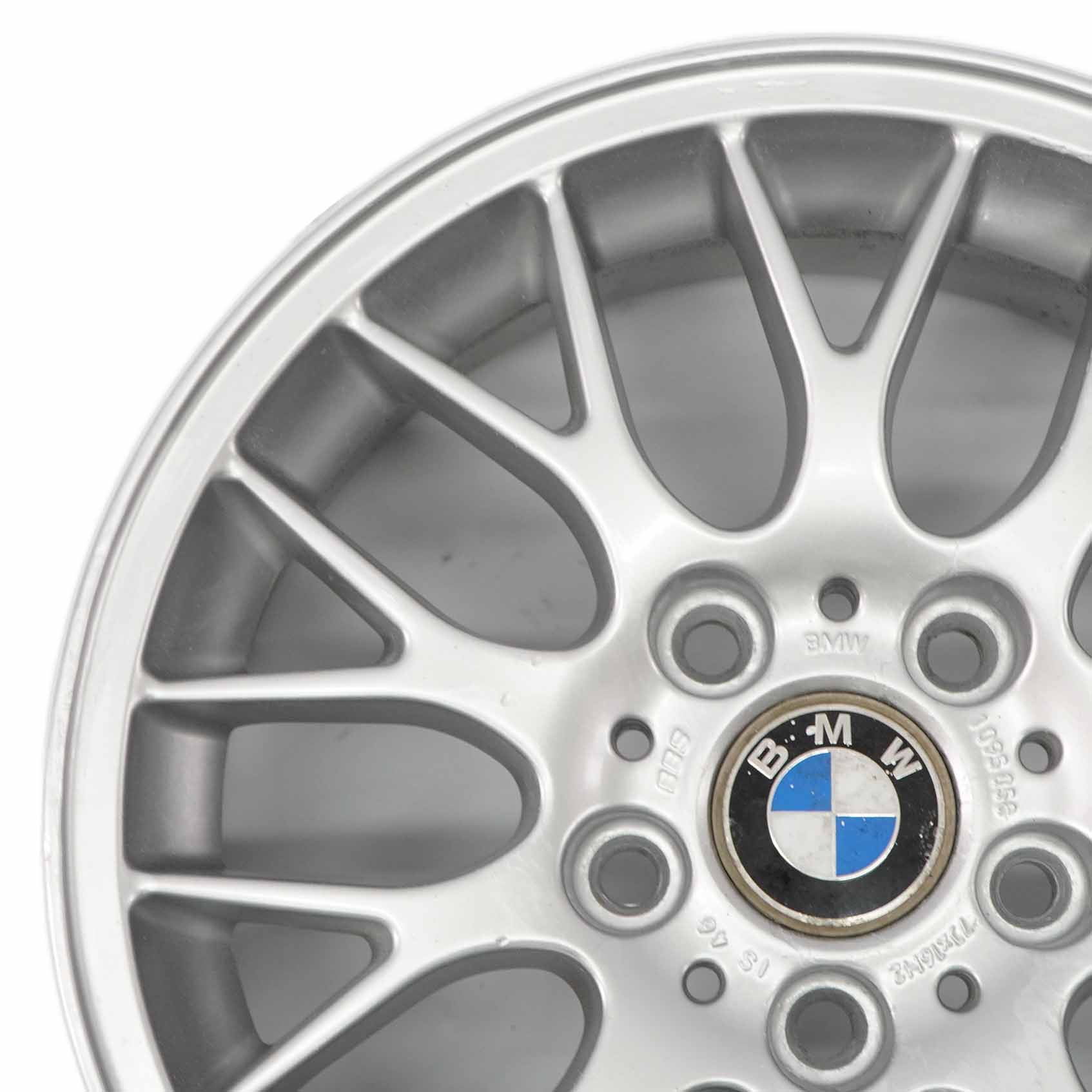 BMW E36 E46 Silver Alloy Wheel Rim 16" Cross Spoke 42 7J ET:46 1095058