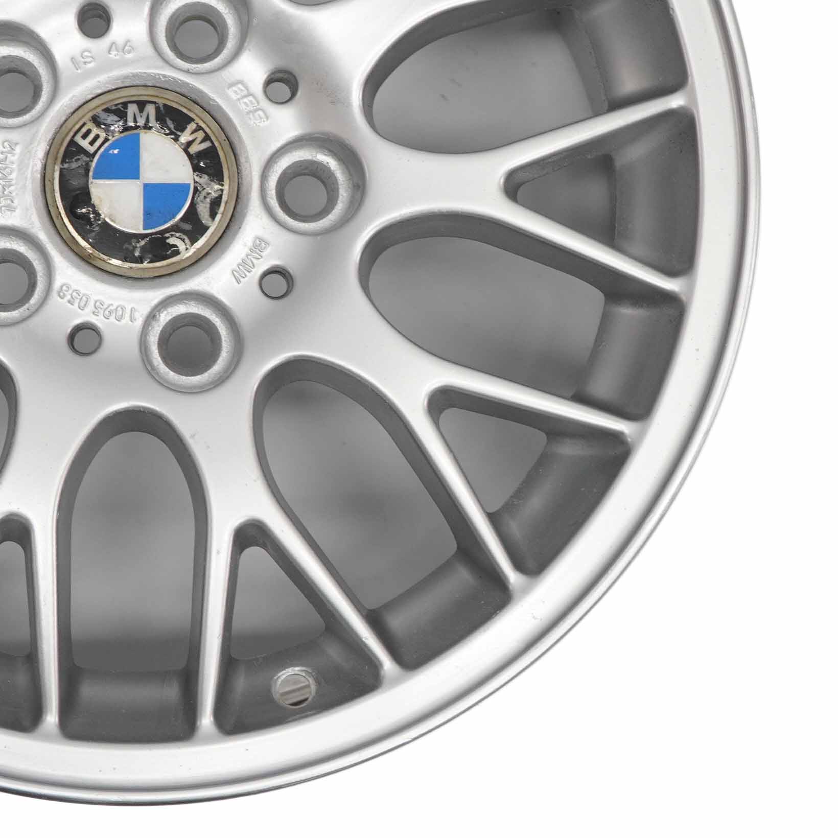 BMW E36 E46 Silver Alloy Wheel Rim 16" Cross Spoke 42 7J ET:46 1095058