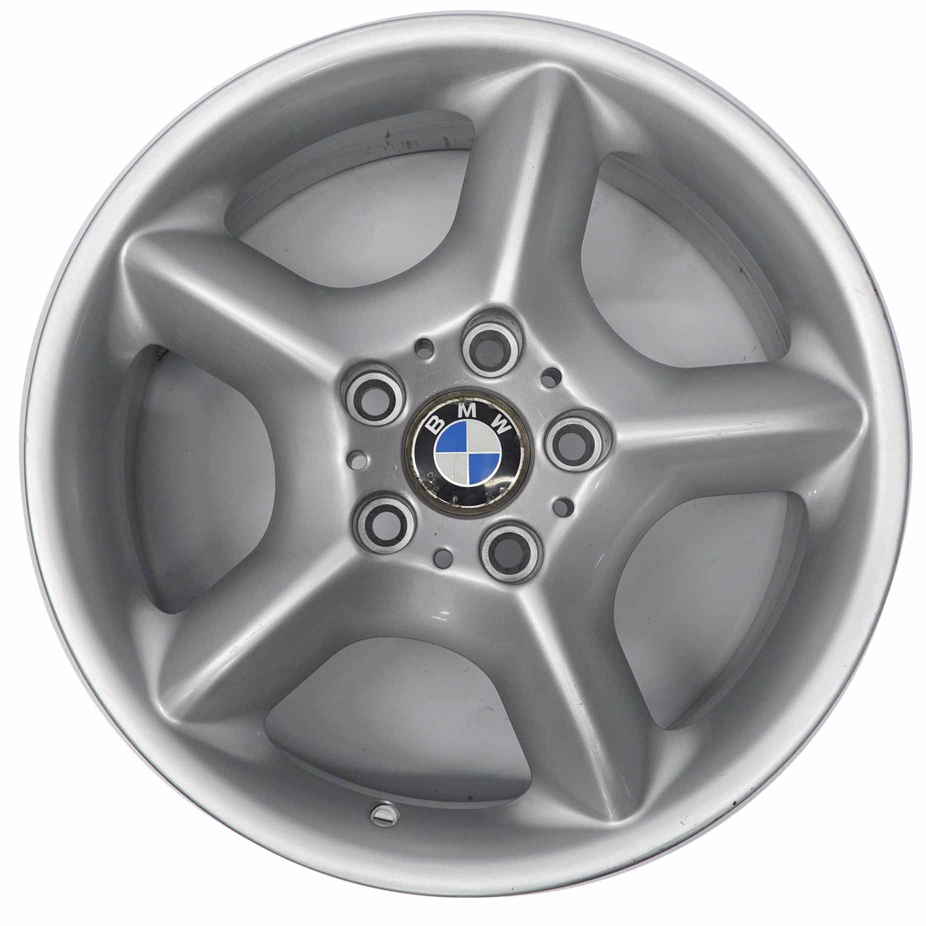 BMW X5 Series E53 Silver Wheel Alloy Rim 17" Star Spoke 57 ET:40 7,5J 1096159