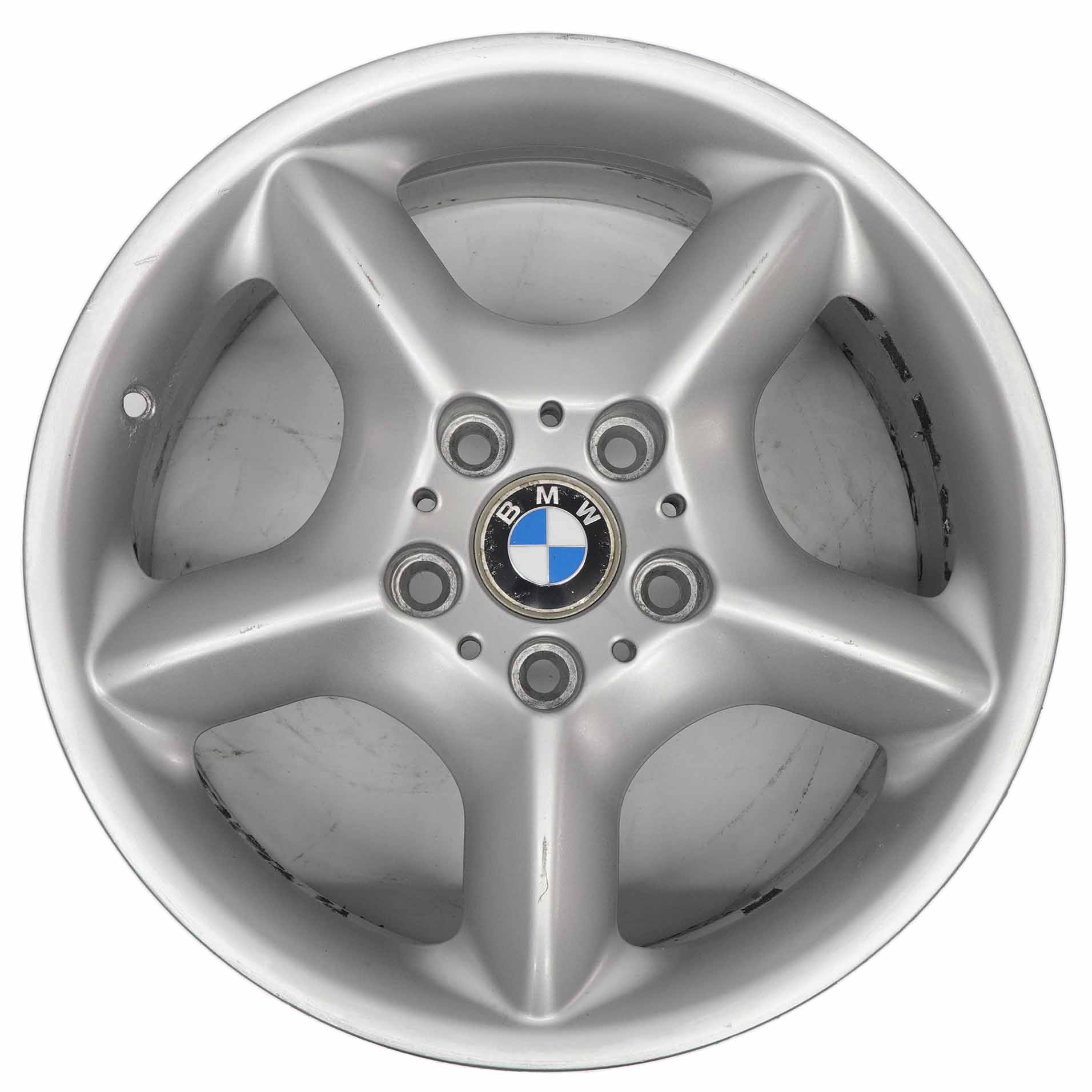 Wheel Rim BMW X5 E53 Silver Alloy 17" Star Spoke 57 7,5J ET:40 1096159