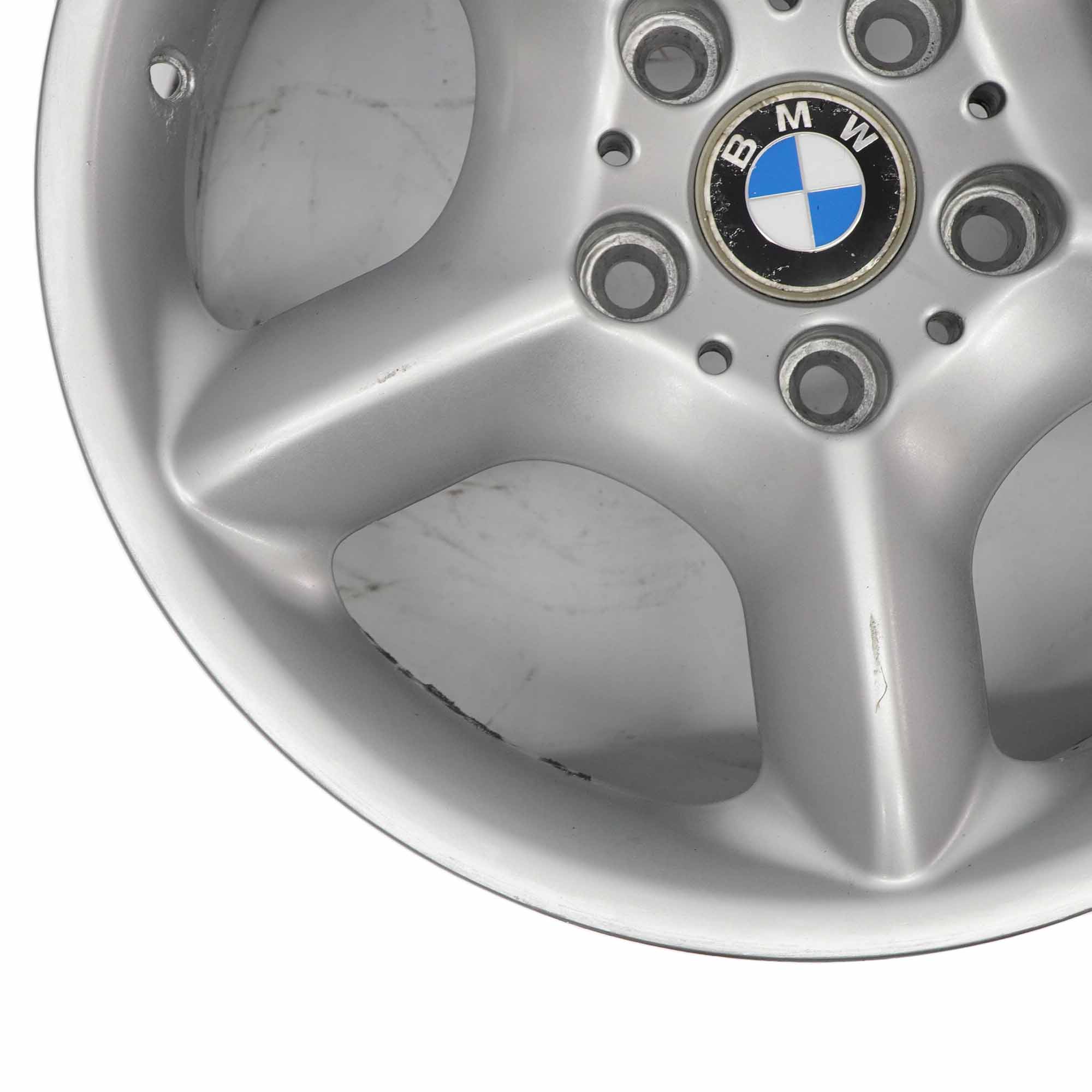 Wheel Rim BMW X5 E53 Silver Alloy 17" Star Spoke 57 7,5J ET:40 1096159