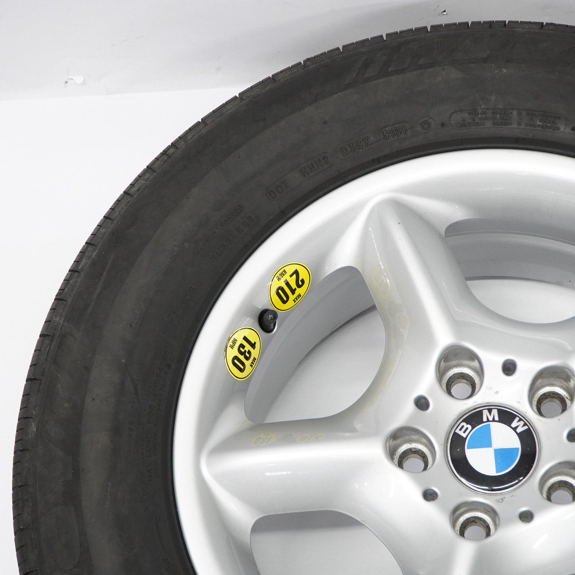 BMW X5 E53 Wheel Alloy Rim 17" 7,5J ET:40 with Tyre 235/65 R17 Star Spoke 57