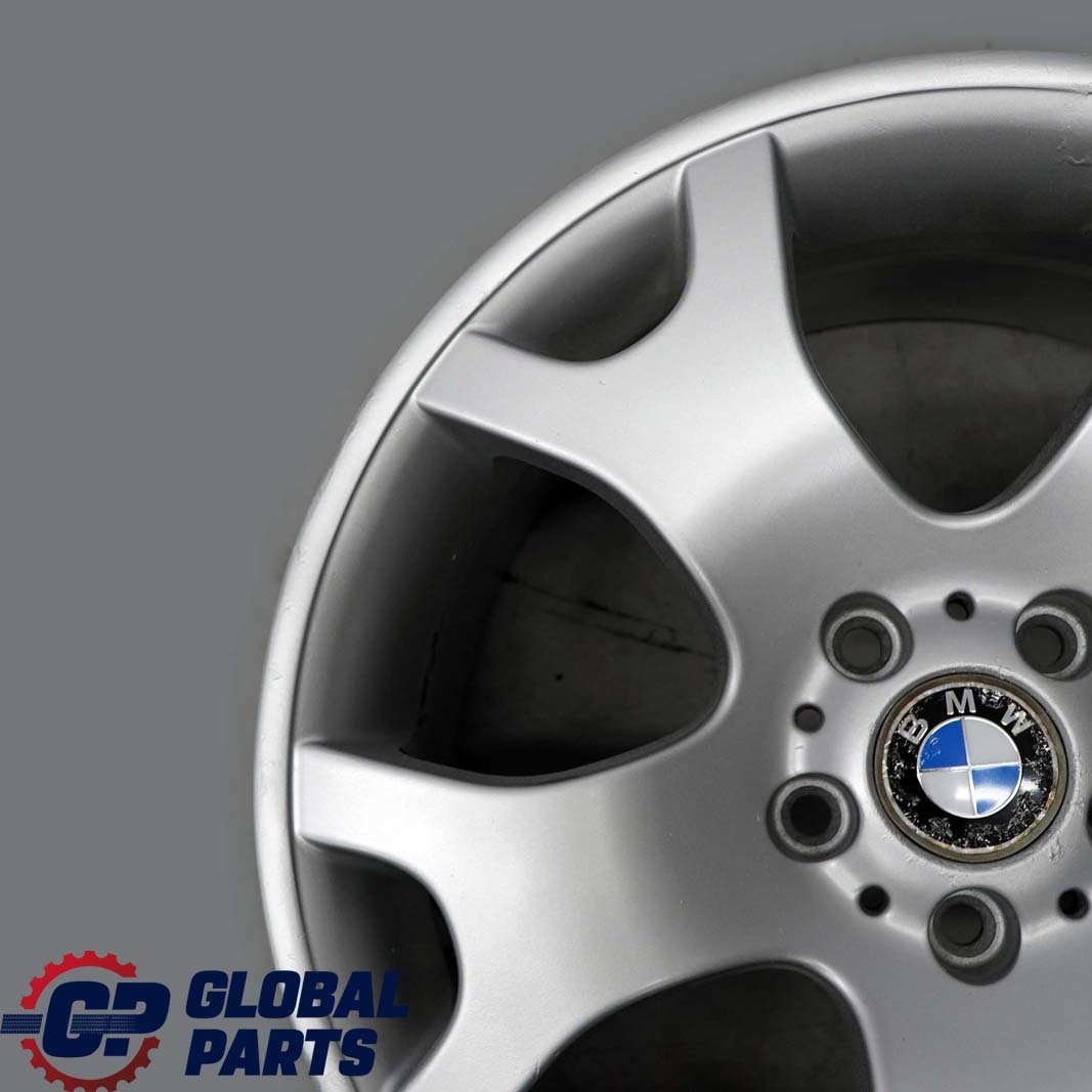 BMW X5 Series E53 Silver Rear Wheel Alloy Rim 19" 10J V Spoke 63 ET:45 1096228