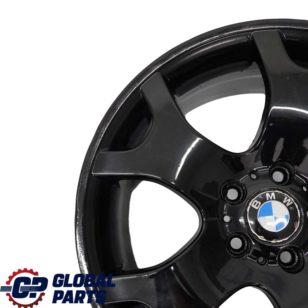 BMW X5 Series E53 Black Rear Wheel Alloy Rim 19" ET:45 10J V Spoke 63 1096228