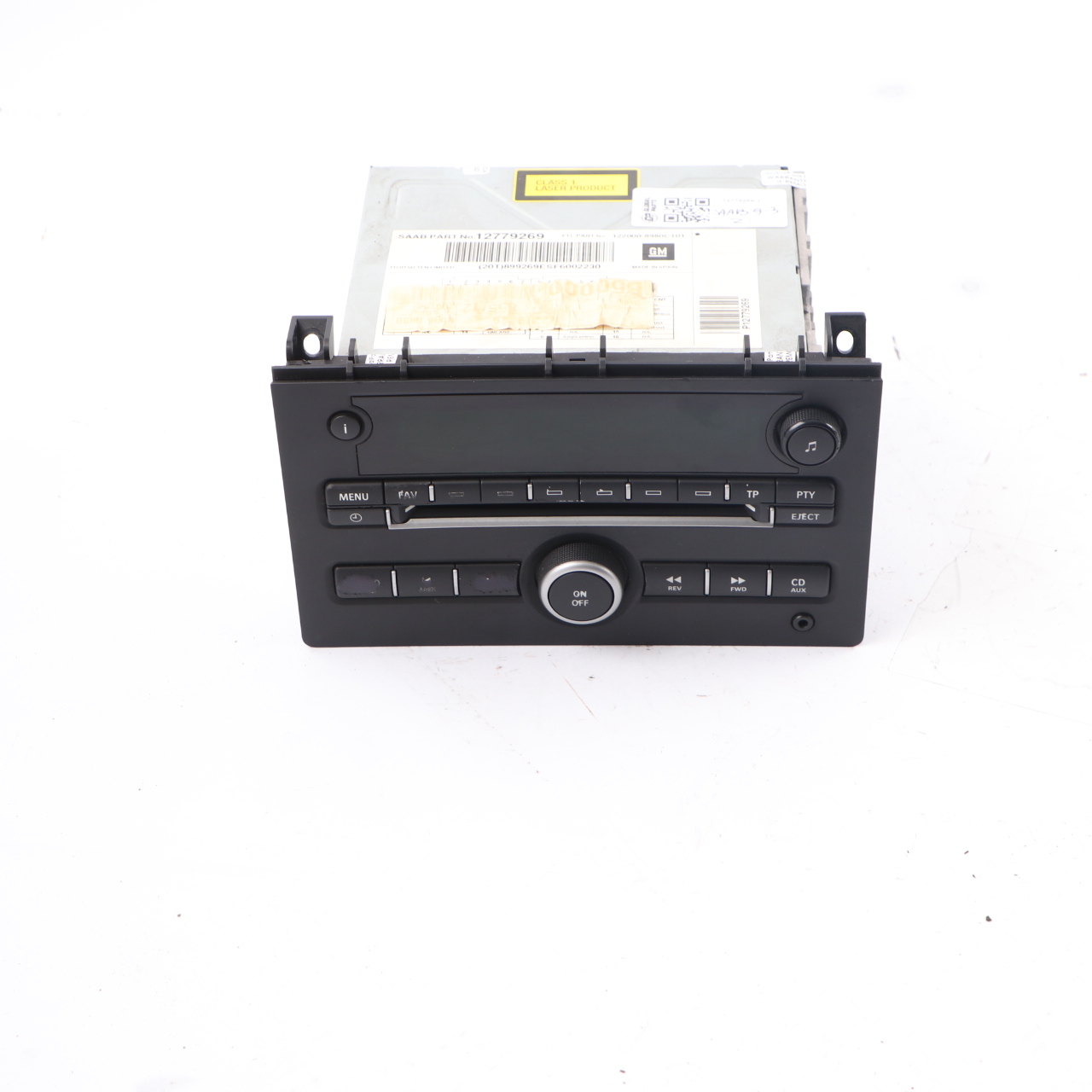 SAAB 9-3 Radio Stereo CD Player Head Unit 12779269