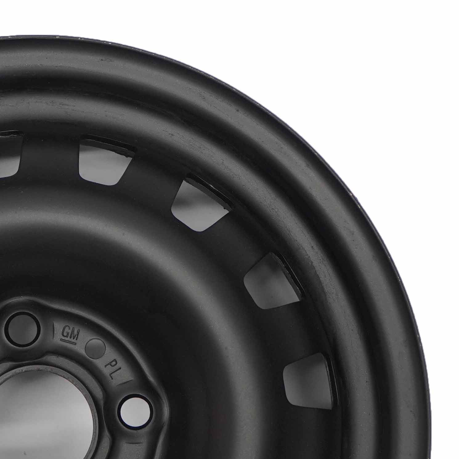 Vauxhall Corsa D Black Steel Rim Wheel 5.5J 14'' ET:39 13211896