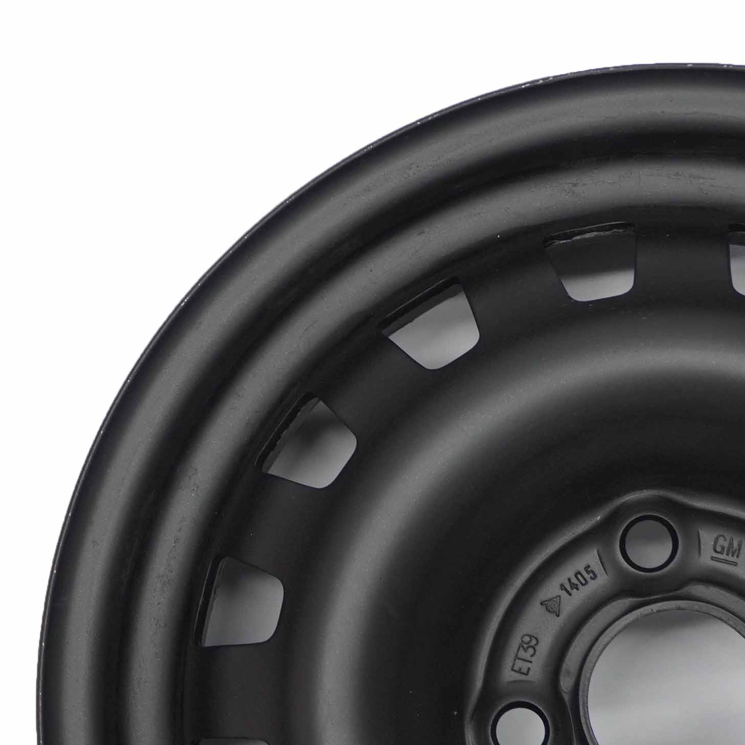 Vauxhall Corsa D Black Steel Rim Wheel 5.5J 14'' ET:39 13211896