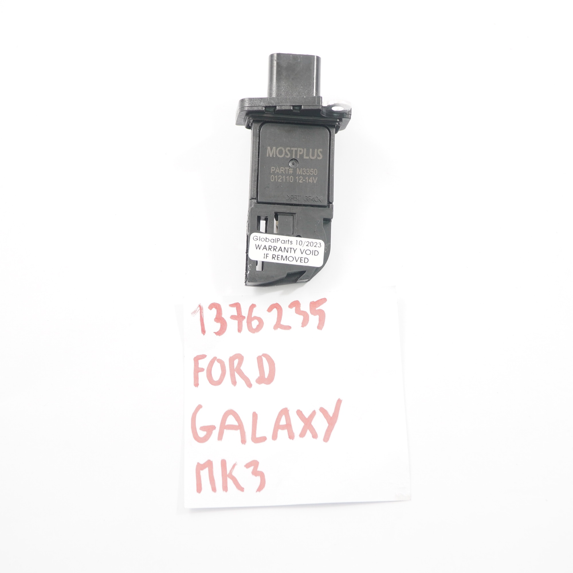 Ford Galaxy MK3 Mondeo MK4 MAF Air Flow Mass Meter Sensor Unit 1376235