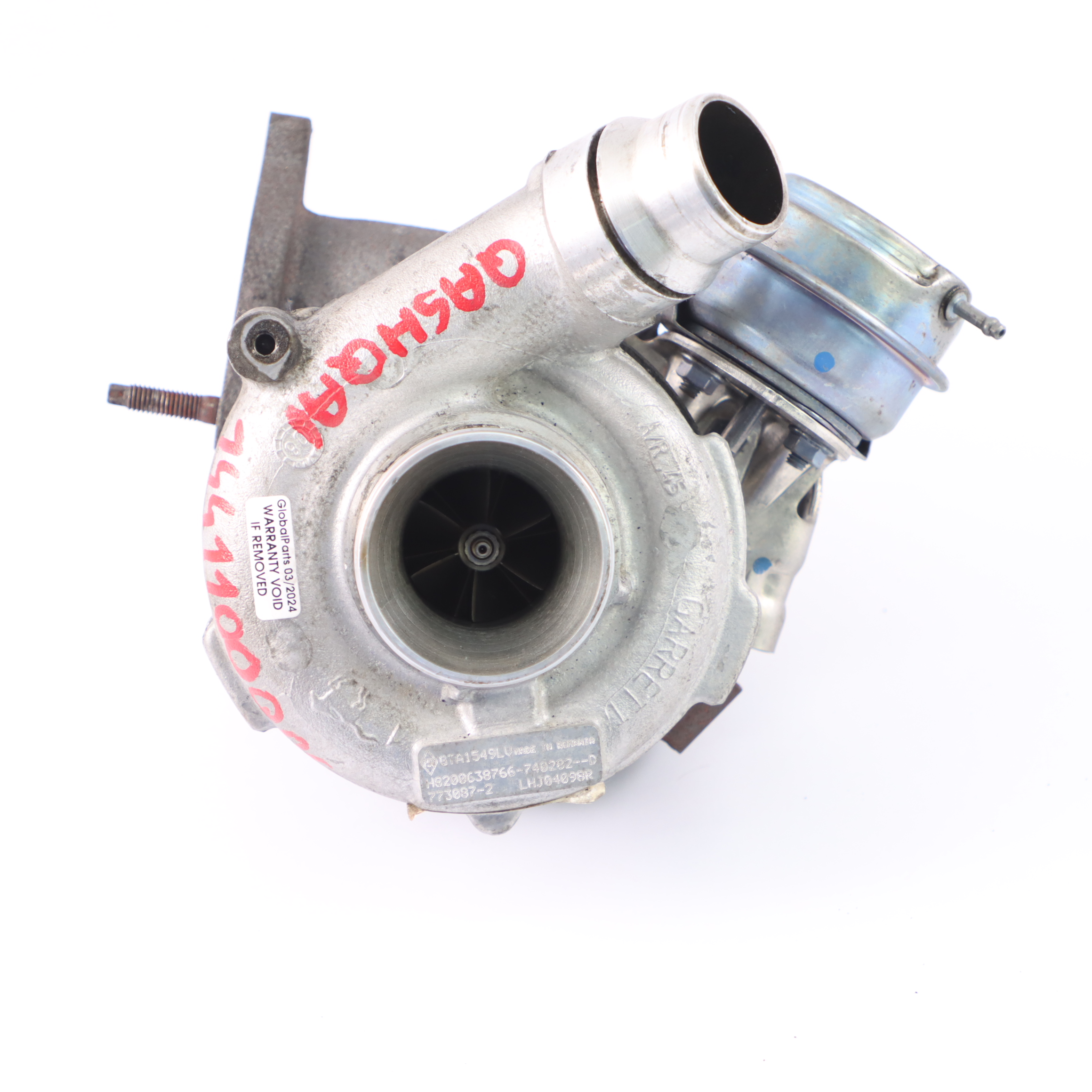 Nissan Qashqai J10 Renault Koleos 2.0 Dci Diesel Engine Turbocharger 1441100Q0G