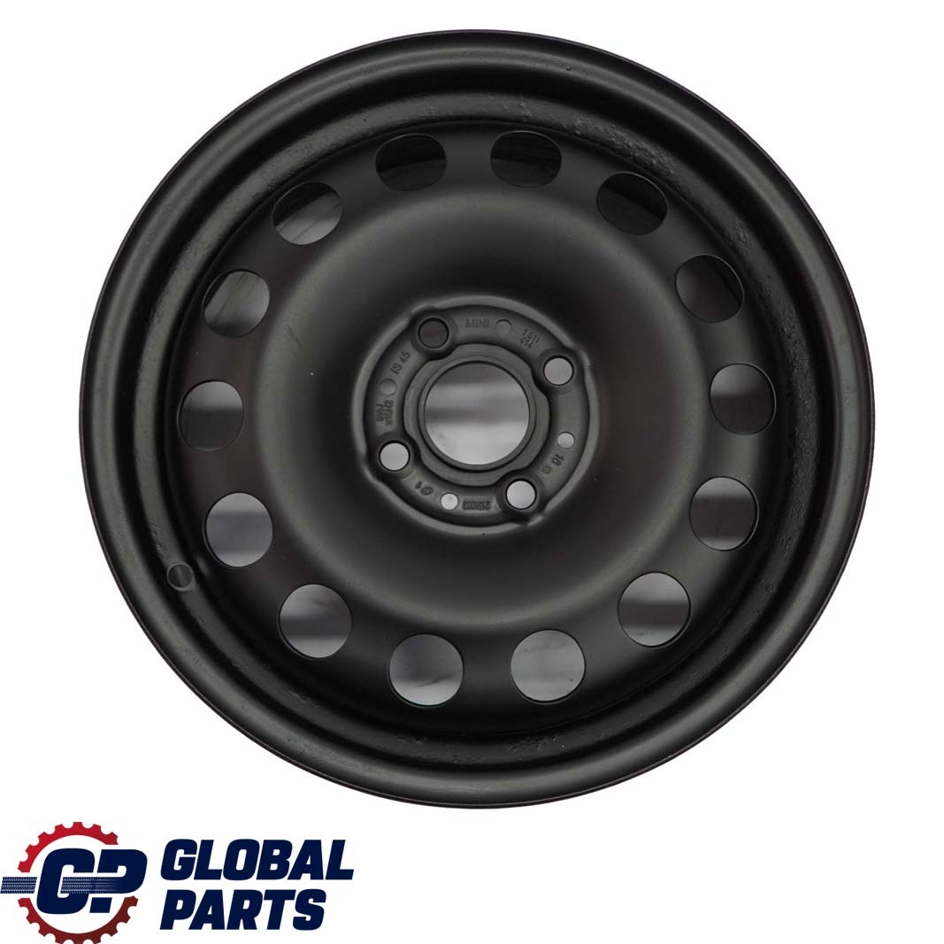 Mini Cooper One R50 R55 R56 R57 Black Steel Wheel Rim 15" ET:45 5,5J 1511414