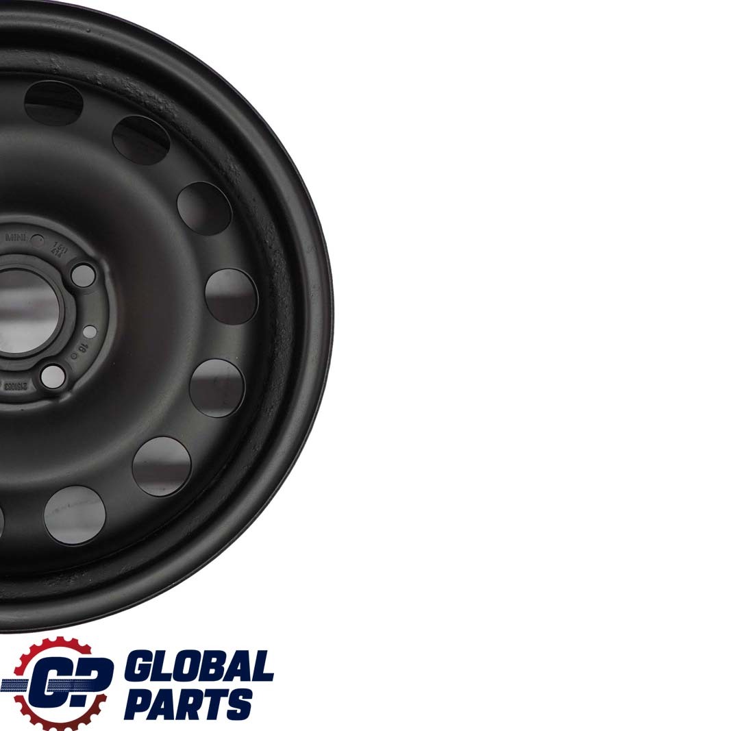 Mini Cooper One R50 R55 R56 R57 Black Steel Wheel Rim 15" ET:45 5,5J 1511414