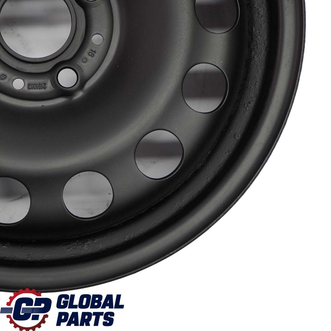 Mini Cooper One R50 R55 R56 R57 Black Steel Wheel Rim 15" ET:45 5,5J 1511414