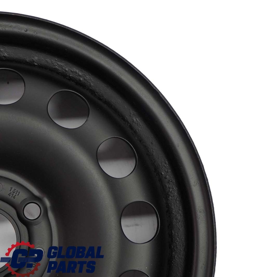 Mini Cooper One R50 R55 R56 R57 Black Steel Wheel Rim 15" ET:45 5,5J 1511414