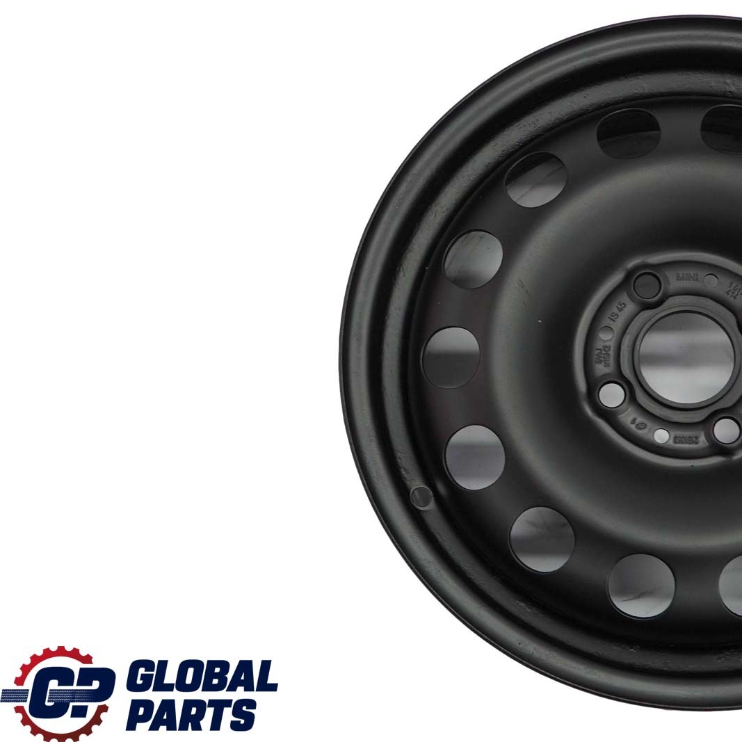 Mini Cooper One R50 R55 R56 R57 Black Steel Wheel Rim 15" ET:45 5,5J 1511414