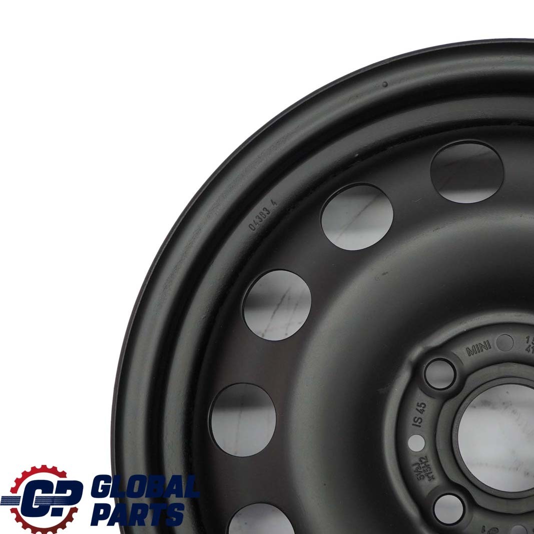 Mini Cooper One R50 R55 R56 R57 Black Steel Wheel Rim 15" 5,5J ET:45 1511414