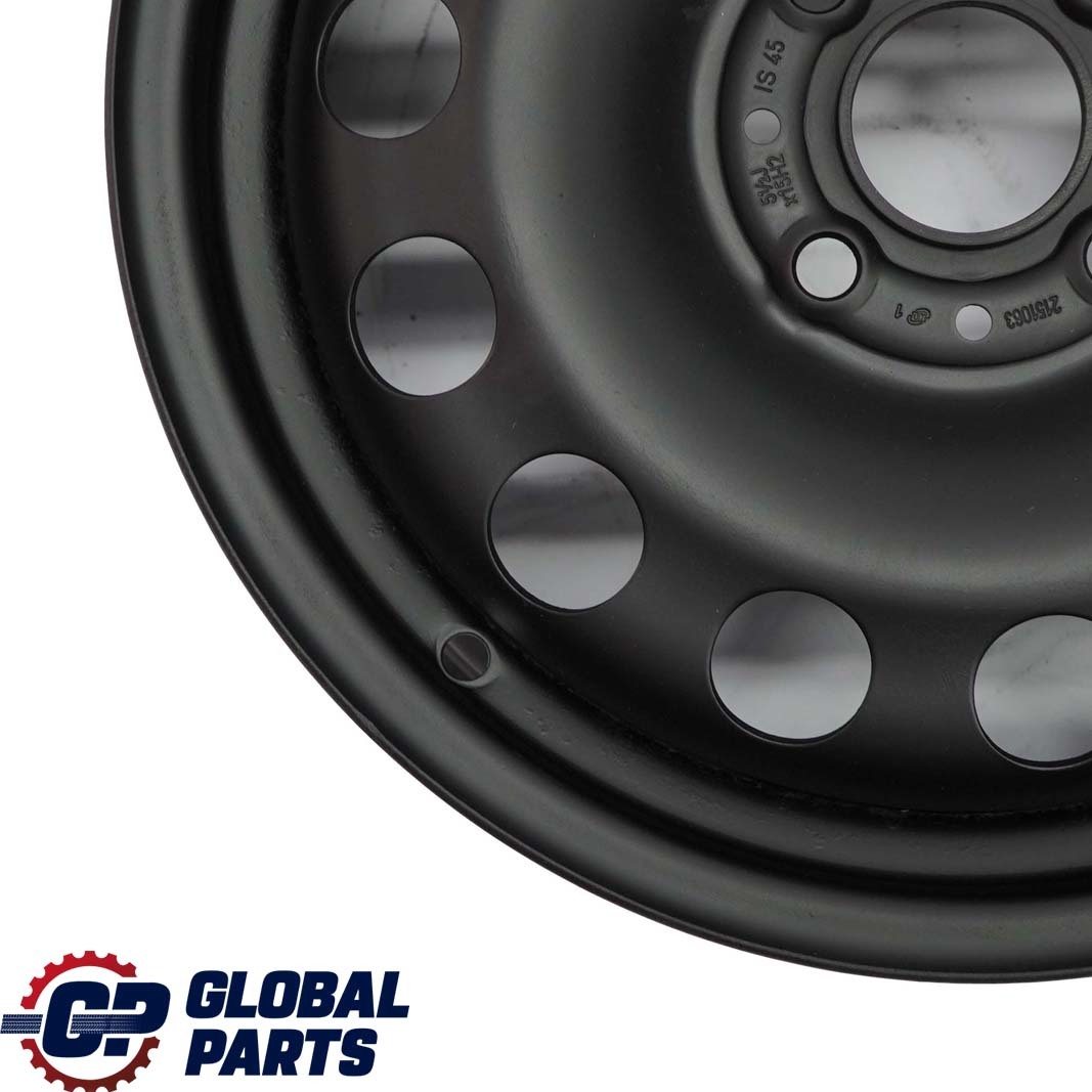 Mini Cooper One R50 R55 R56 R57 Black Steel Wheel Rim 15" 5,5J ET:45 1511414