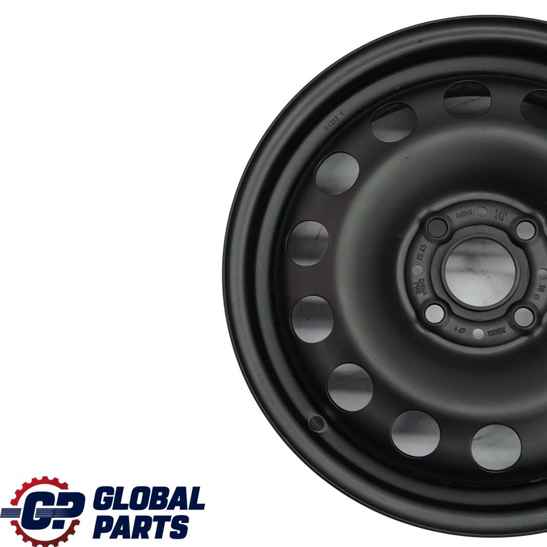 Mini Cooper One R50 R55 R56 R57 Black Steel Wheel Rim 15" 5,5J ET:45 1511414