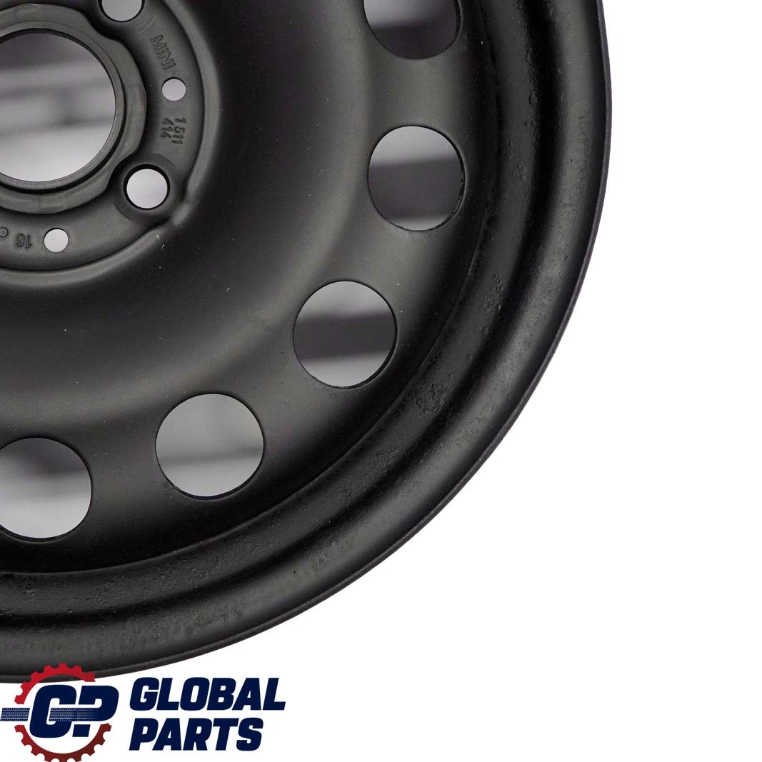 Mini Cooper One R50 R55 R56 R57 Black Steel Wheel Rim 15" ET:45  5,5J 1511414