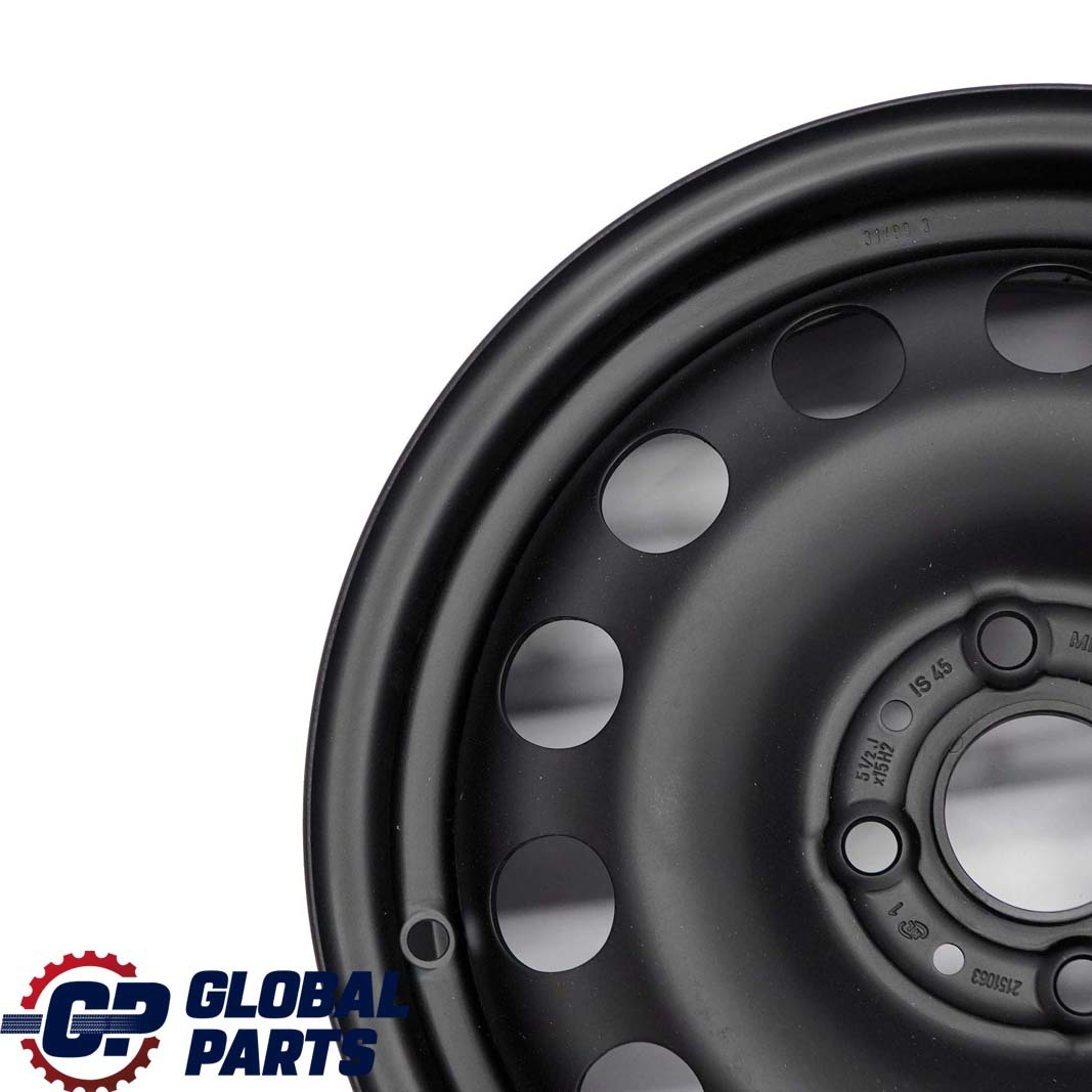 Mini Cooper One R50 R55 R56 R57 Black Steel Wheel Rim 15" 5,5J ET:45 1511414