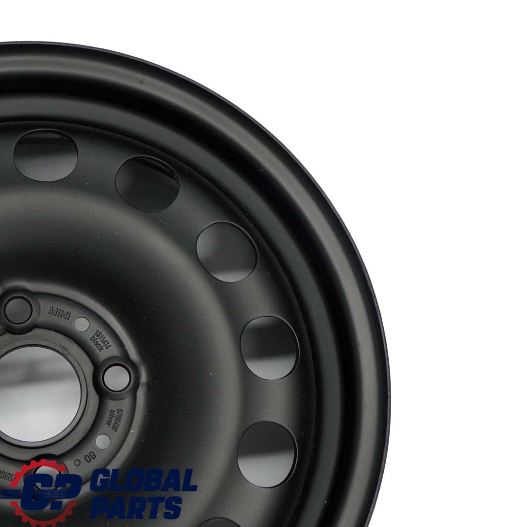 Mini Cooper One R50 R55 R56 R57 Black Steel Wheel Rim 15" 5,5J ET:45 1511414