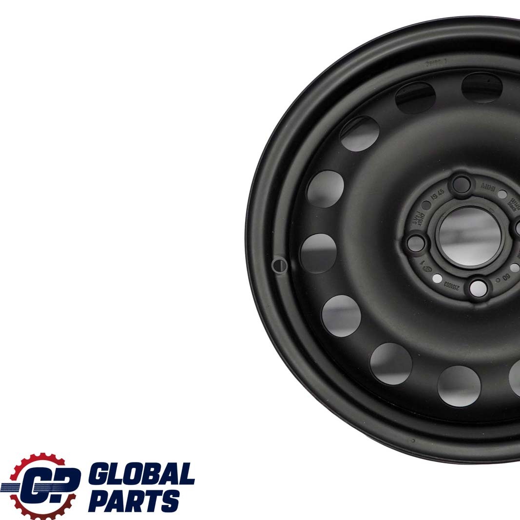 Mini Cooper One R50 R55 R56 R57 Black Steel Wheel Rim 15" 5,5J ET:45 1511414