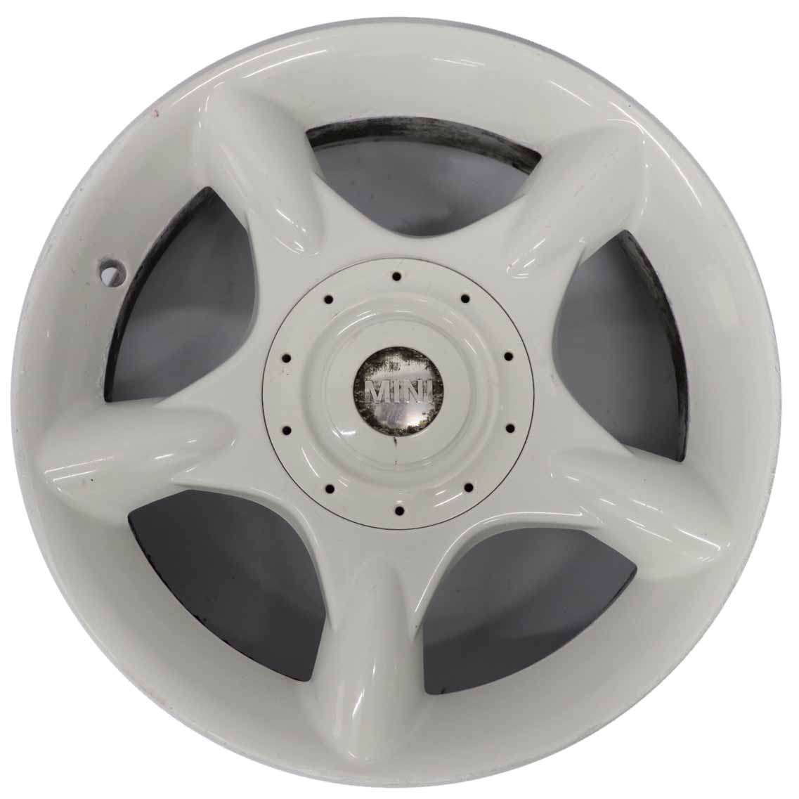 Mini Cooper R50 White Wheel Alloy Rim 16" ET:48 6,5J 5-Spider Spoke 83 1512349