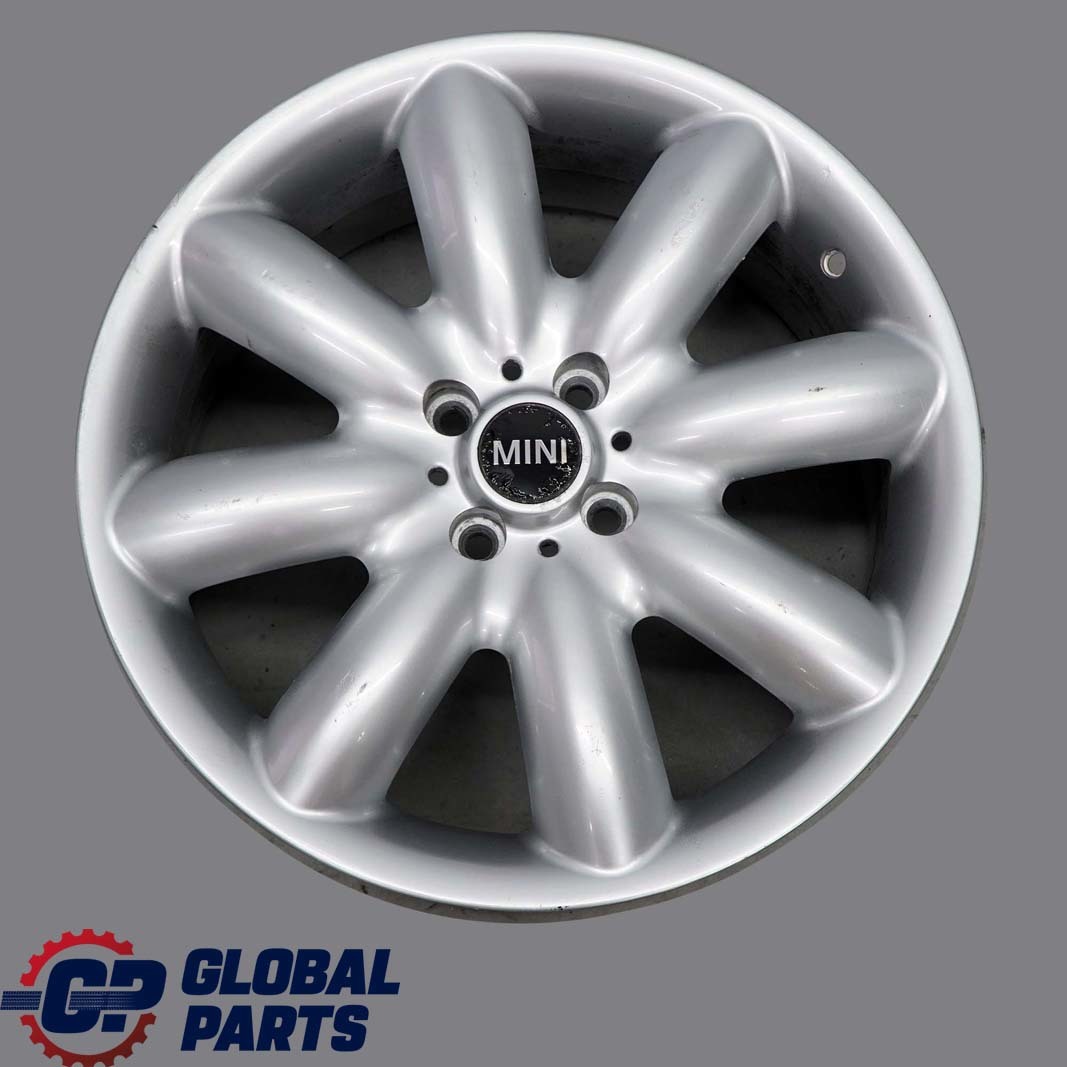 Mini Cooper One R50 R53 R55 R56 Silver Wheel Alloy Rim 17" 7J S-Spoke 85 VIA