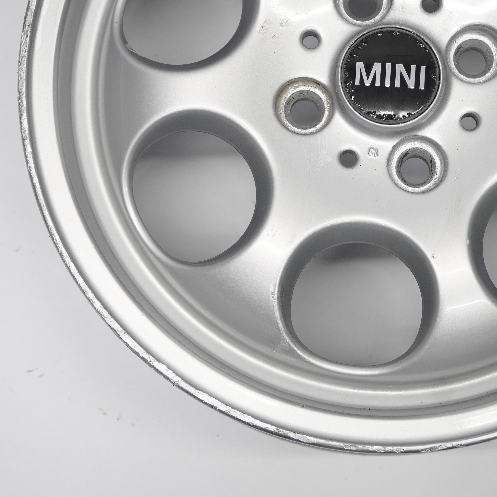 Mini Cooper R50 R55 R56 R57 R58 Silver Wheel Alloy Rim 15" 5,5J ET:45 7-Hole 81