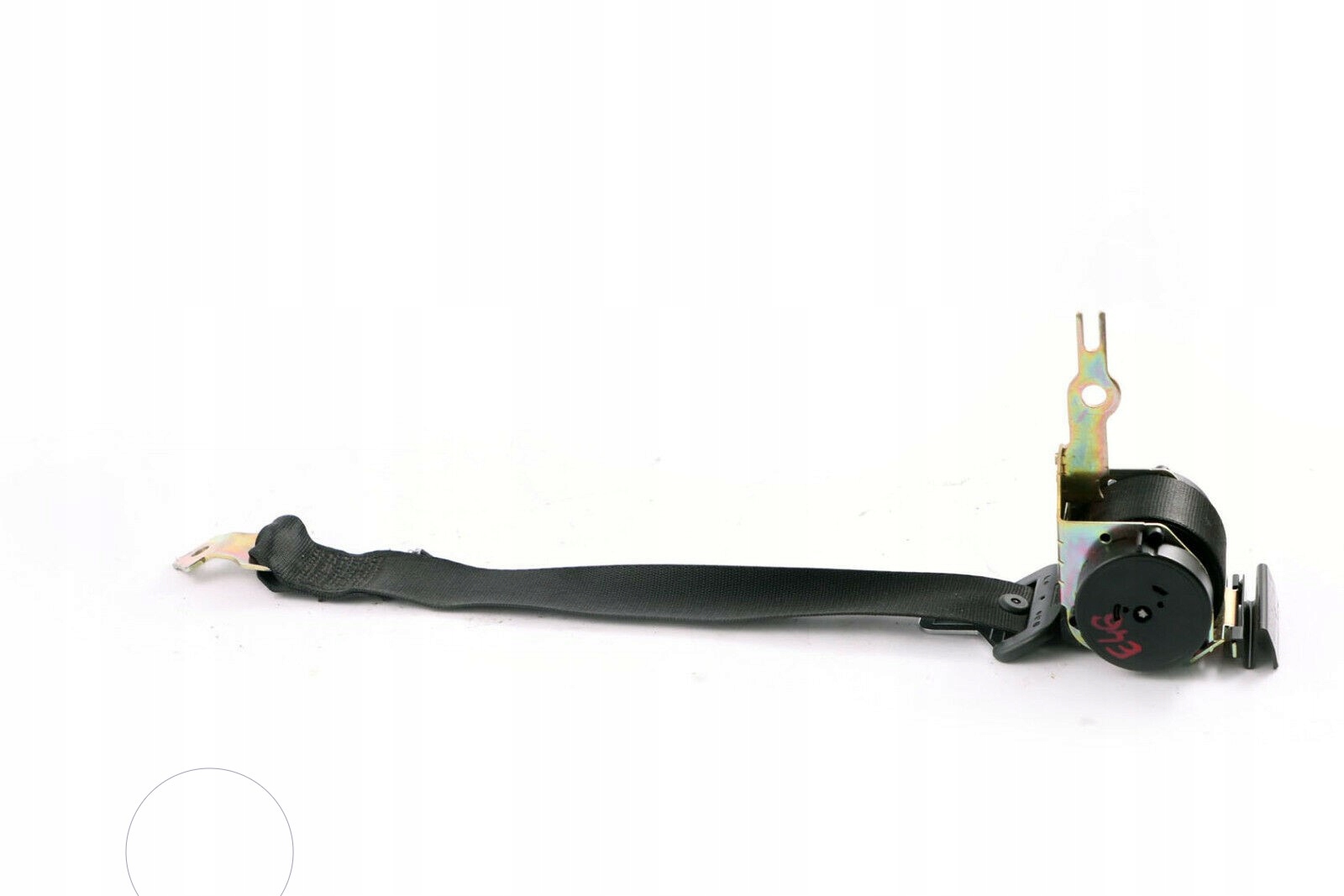 BMW 3 Series E46 Rear Center Upper Seat Belt Black 8202591