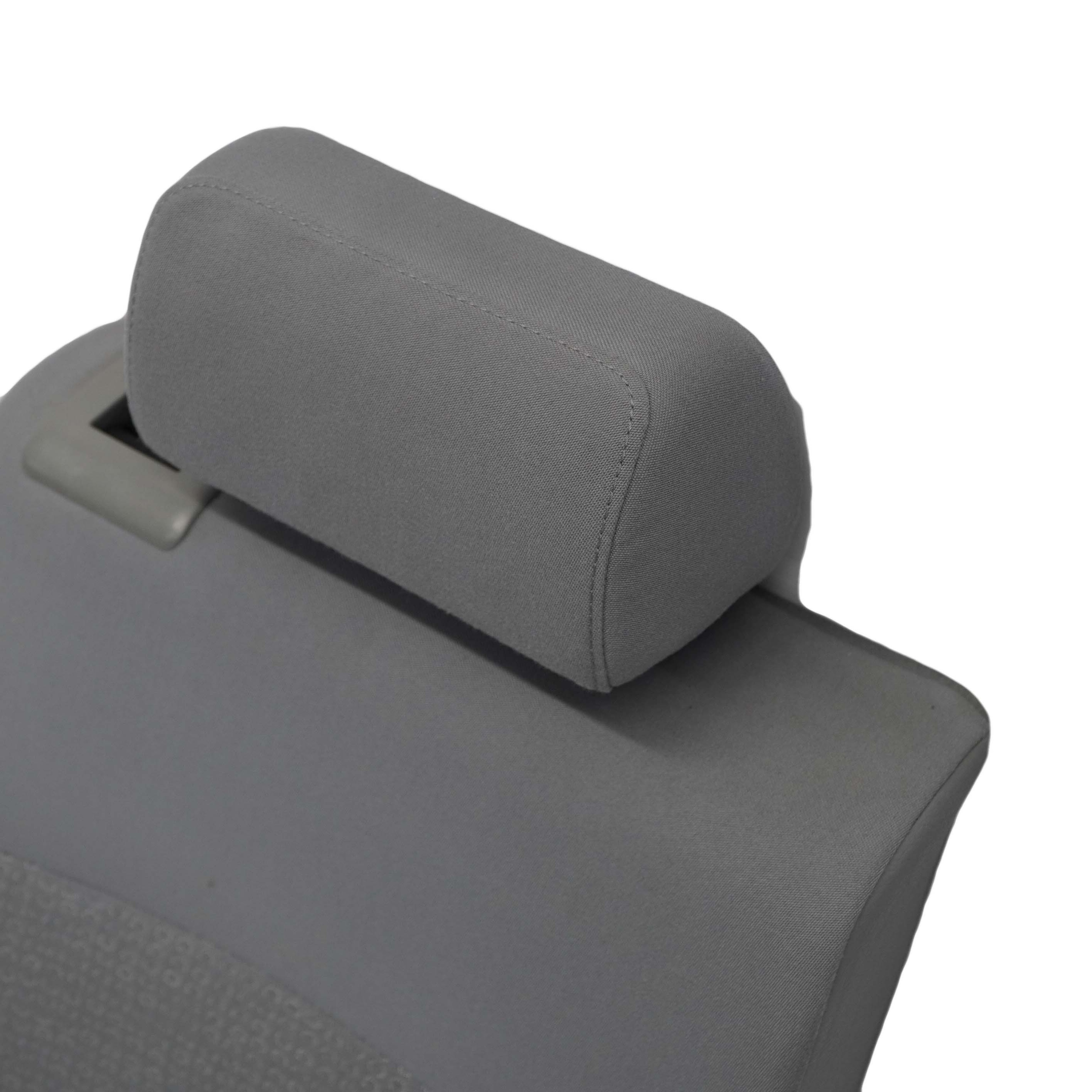 BMW 3 E46 Touring Rear Seat Right O/S Backrest Cover Cloth Jacquard Grey