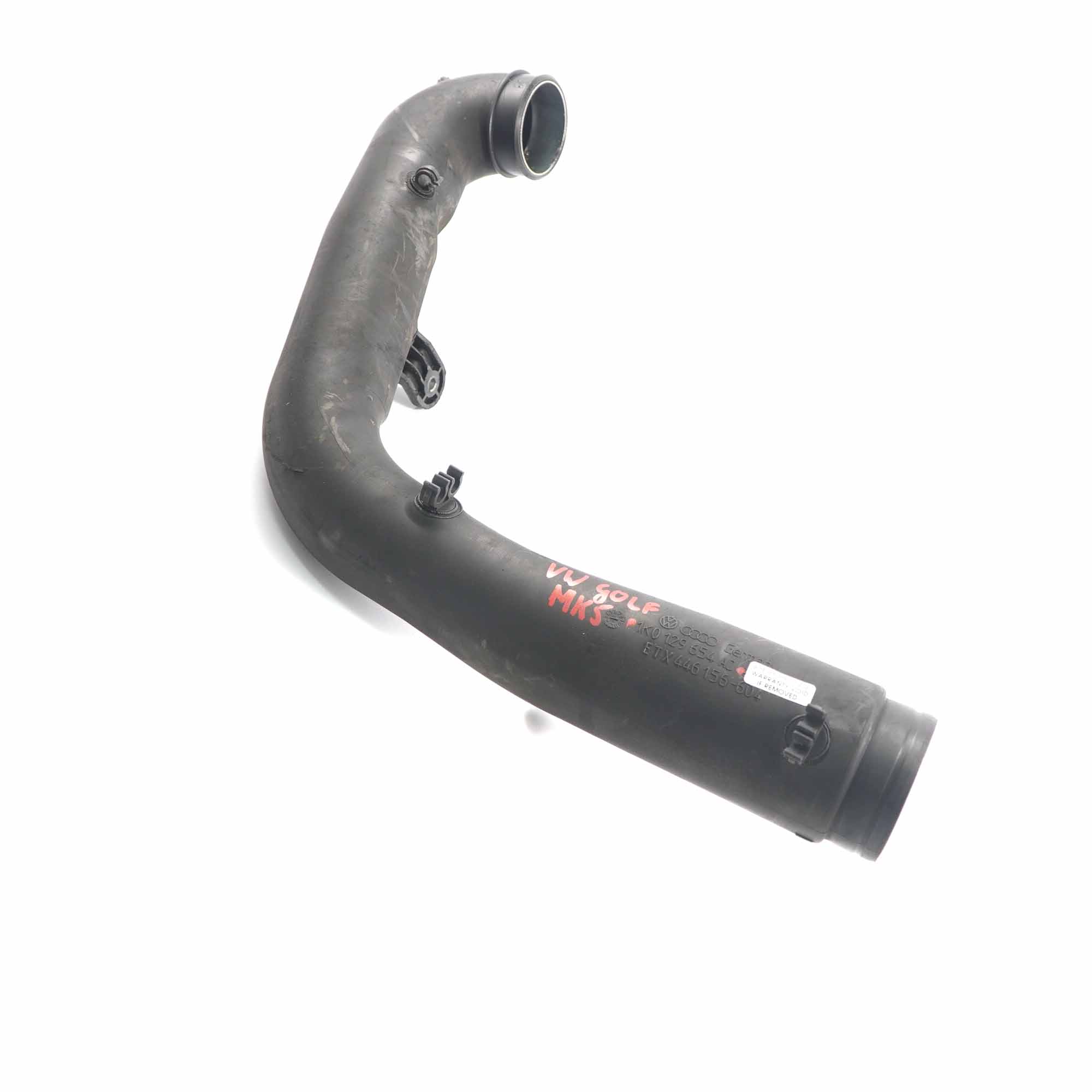 VW Golf MK5 1.9 TDI Charge Pipe Intercooler Pipe Air Intake Hose 1K0129654AD