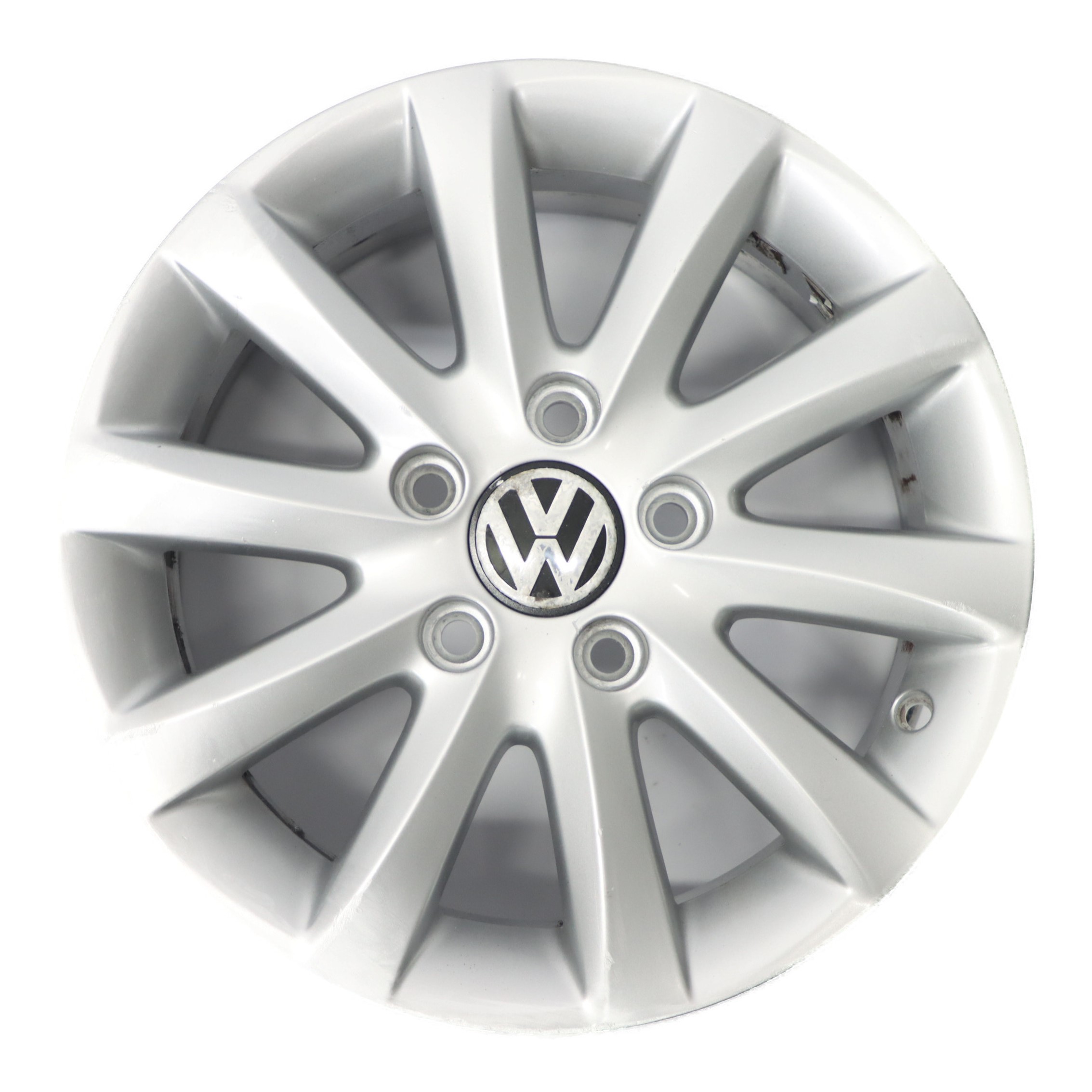 VW Volkswagen Golf 5 Silver Wheel Alloy Rim 15" ET:50 6,5J 1K0601025CA