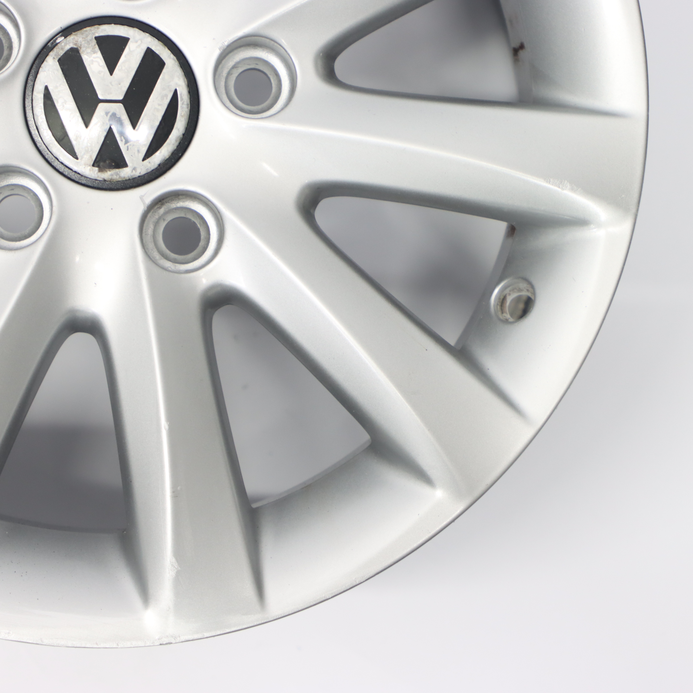 VW Volkswagen Golf 5 Silver Wheel Alloy Rim 15" ET:50 6,5J 1K0601025CA