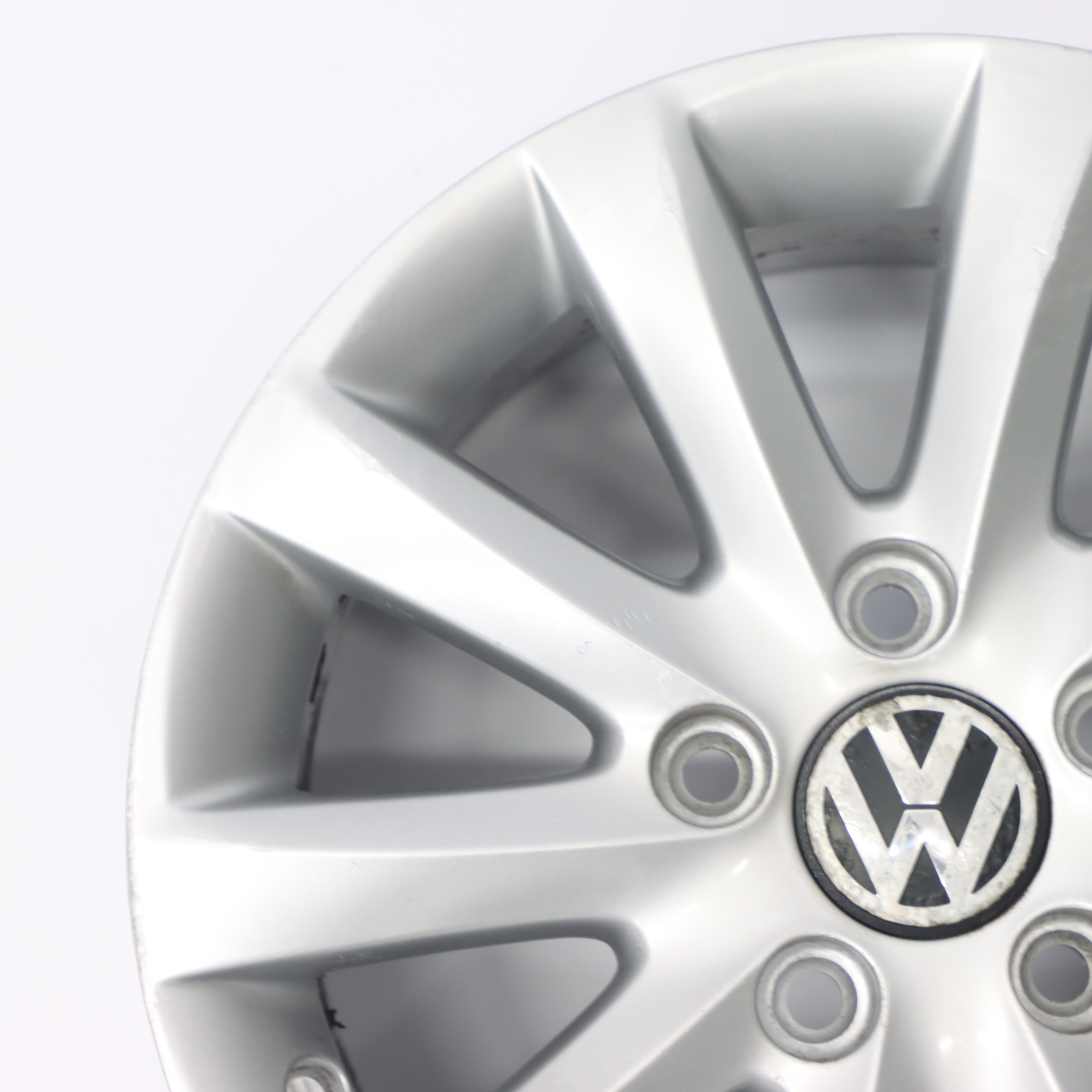 VW Volkswagen Golf 5 Silver Wheel Alloy Rim 15" ET:50 6,5J 1K0601025CA