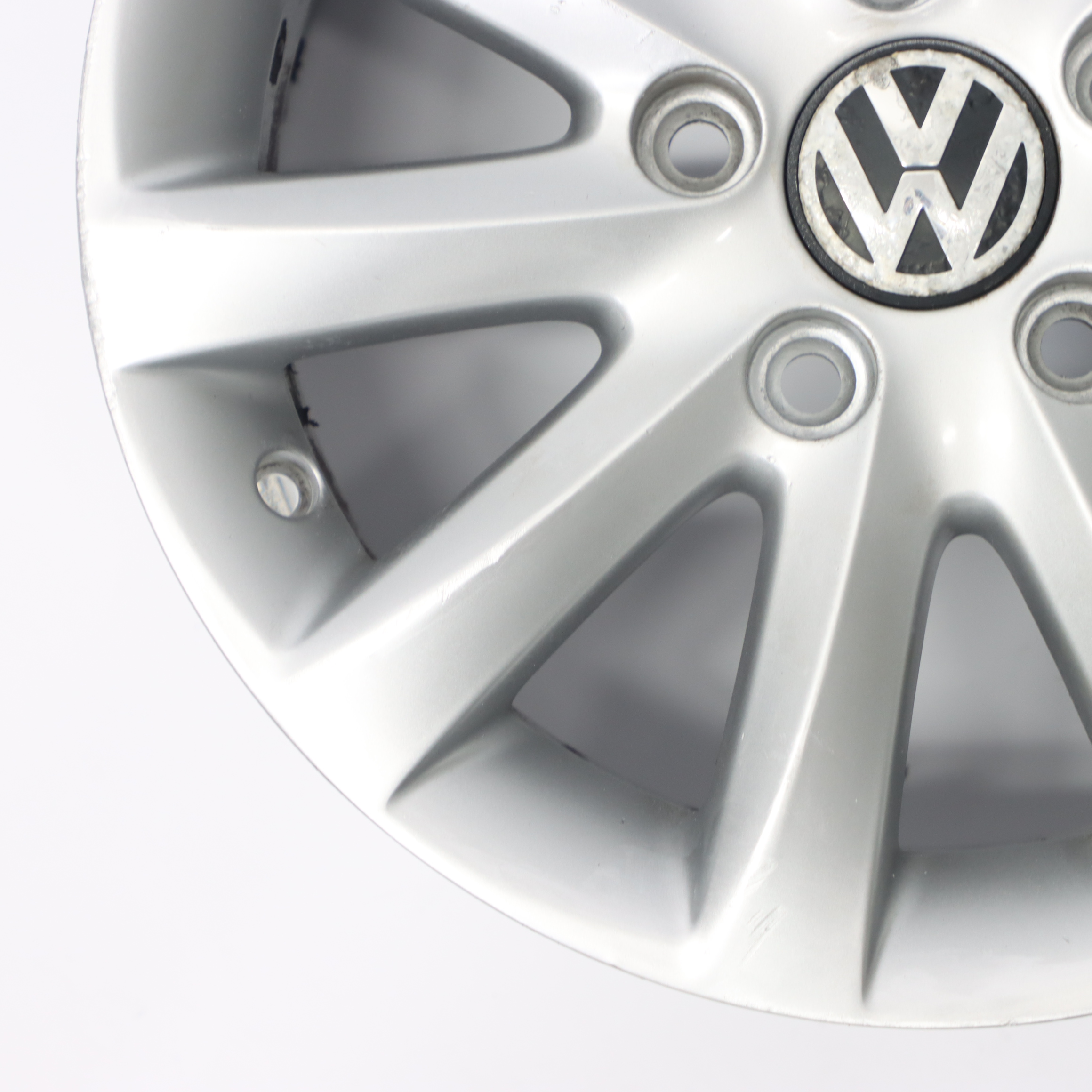 VW Volkswagen Golf 5 Silver Wheel Alloy Rim 15" ET:50 6,5J 1K0601025CA