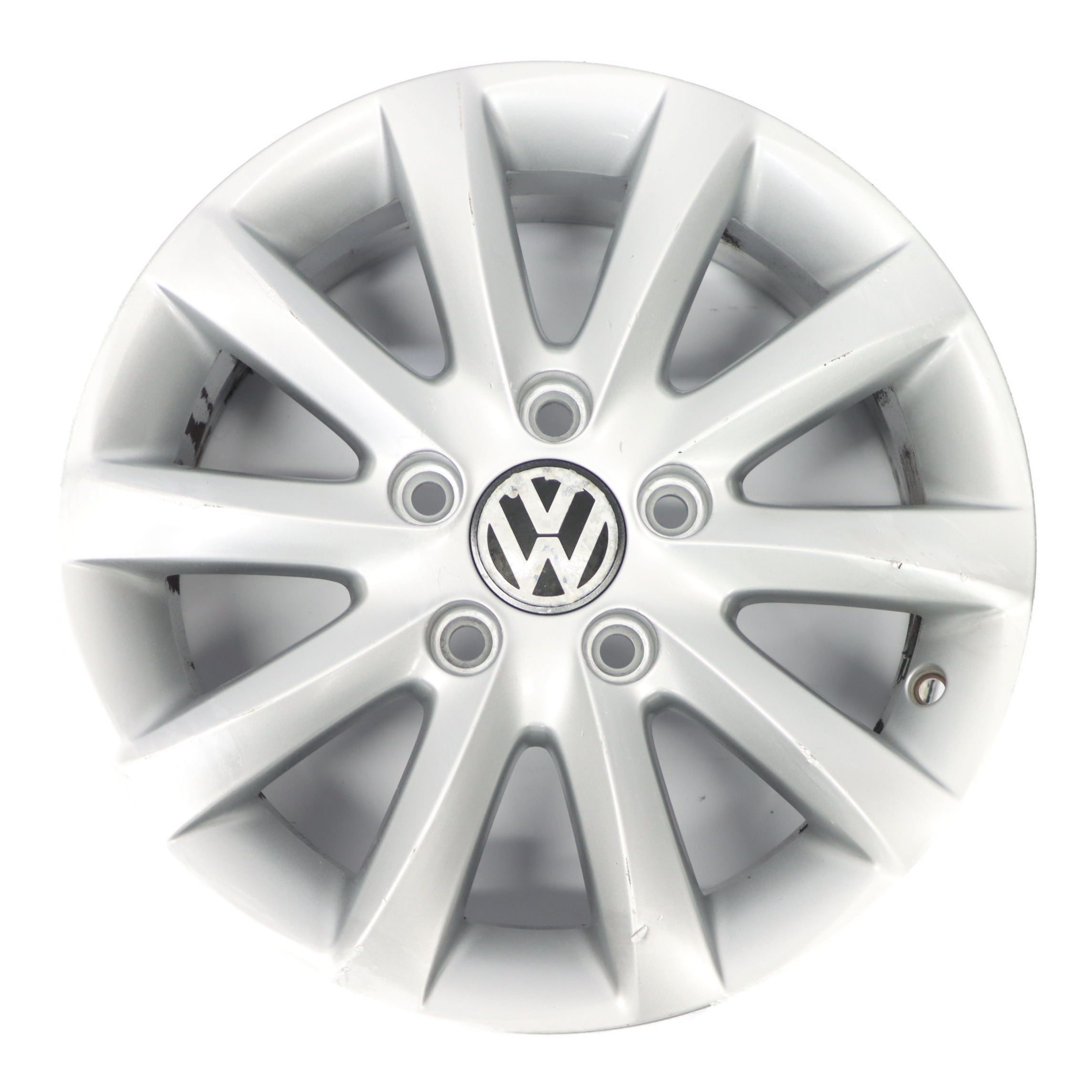 VW Volkswagen Golf 5 Silver Wheel Alloy Rim 15" ET:50 6,5J 1K0601025CA