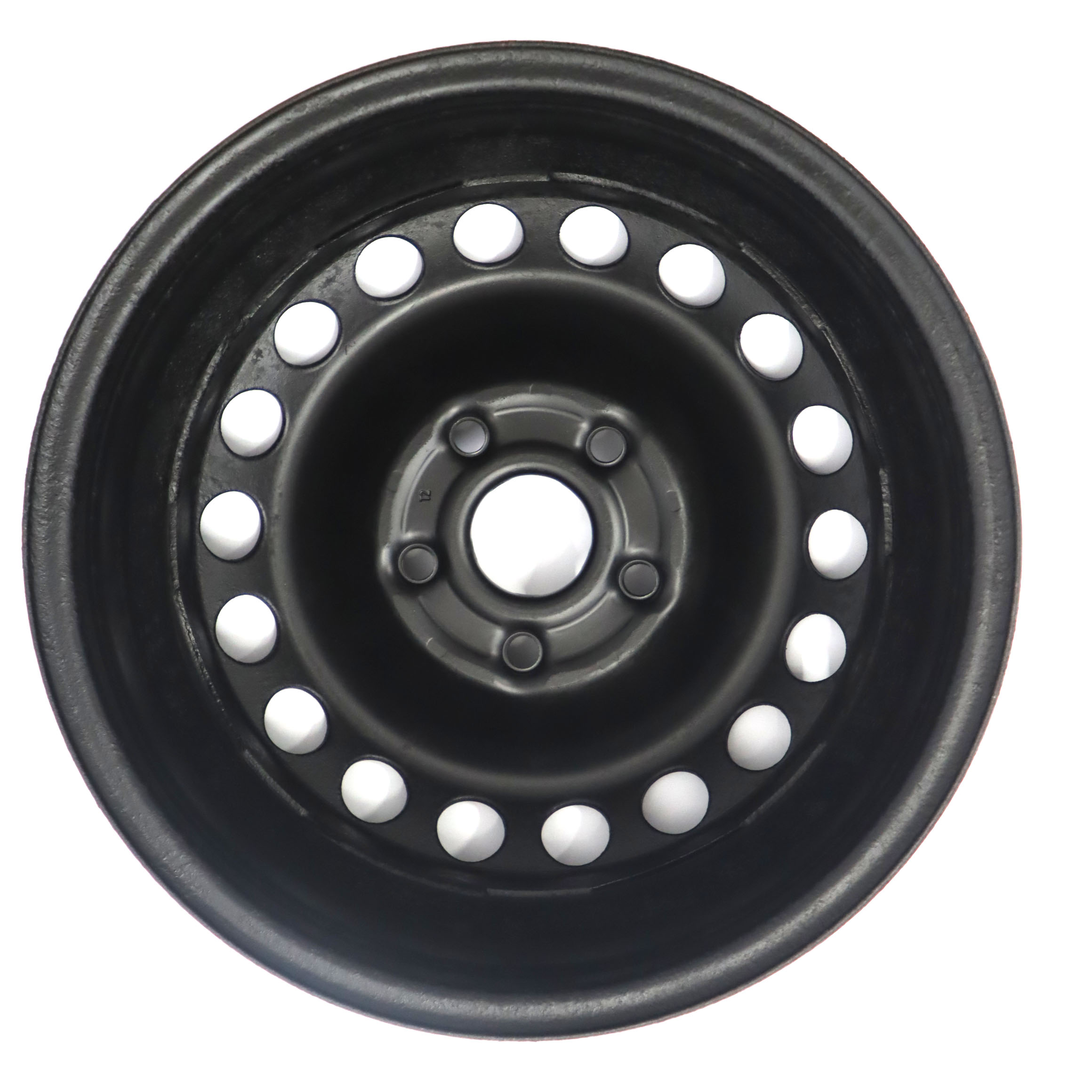 VW Volkswagen Golf 5 Black Steel Wheel Rim 15'' 6J ET:47 1K0601027C