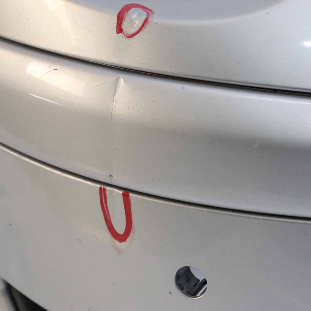 Volkswagen VW Touran 1T Bumper Front Trim Cover Reflex Silver Metallic - LA7W