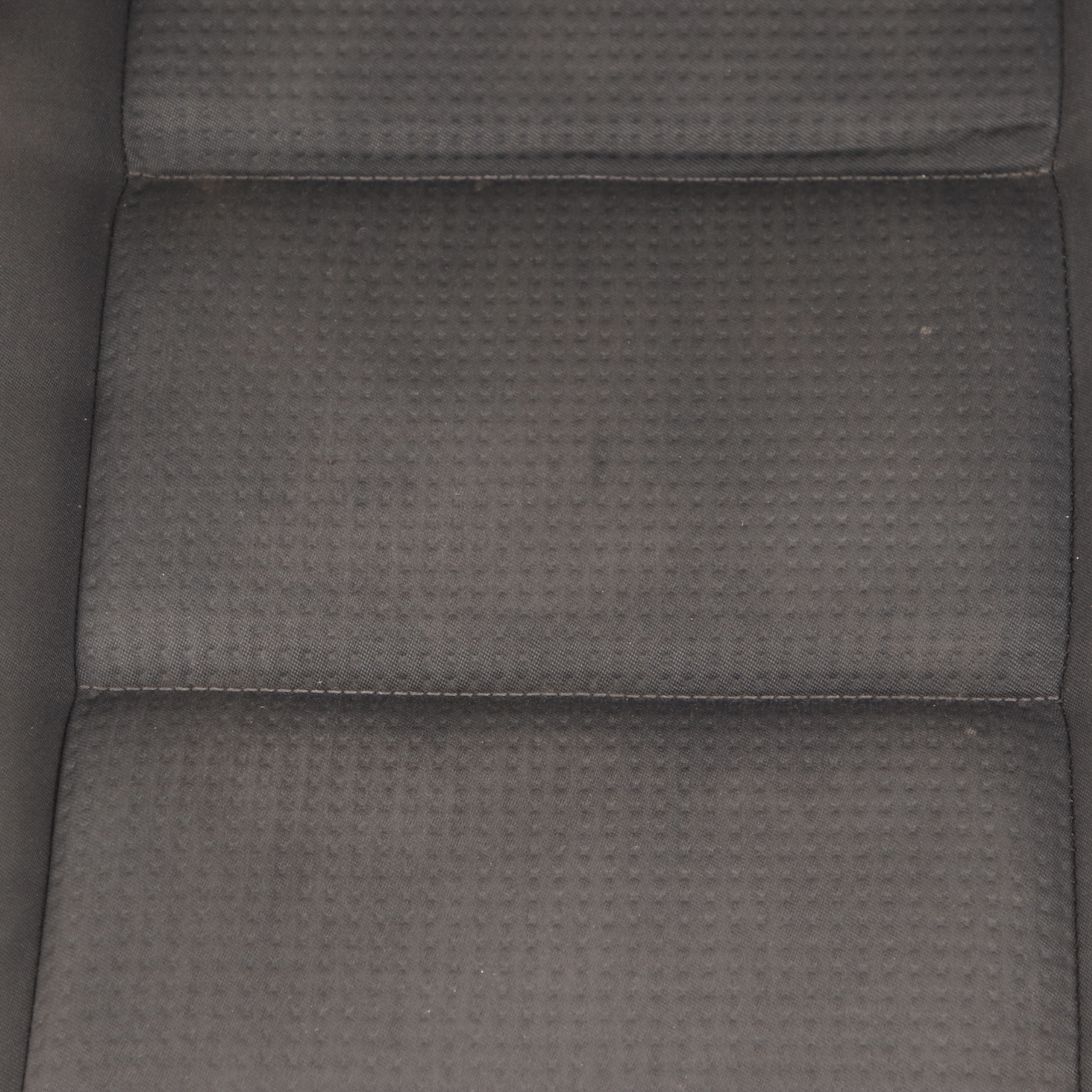 Volkswagen VW Touran MK1 2nd Row Middle Seat Cloth Black Grey Fabric