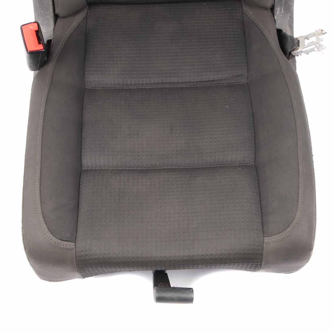 Volkswagen VW Touran MK1 2nd Row Middle Seat Cloth Black Grey Fabric