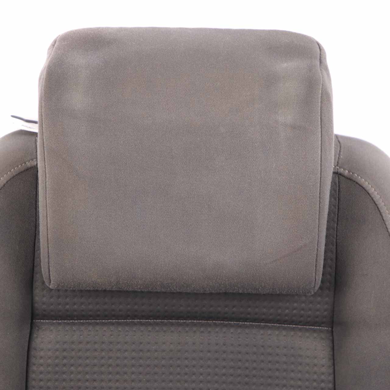 Volkswagen VW Touran MK1 2nd Row Middle Seat Cloth Black Grey Fabric