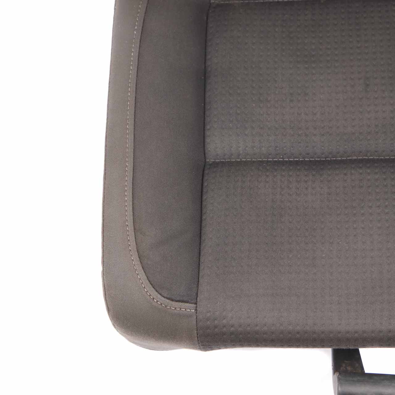 Volkswagen VW Touran MK1 2nd Row Middle Seat Cloth Black Grey Fabric